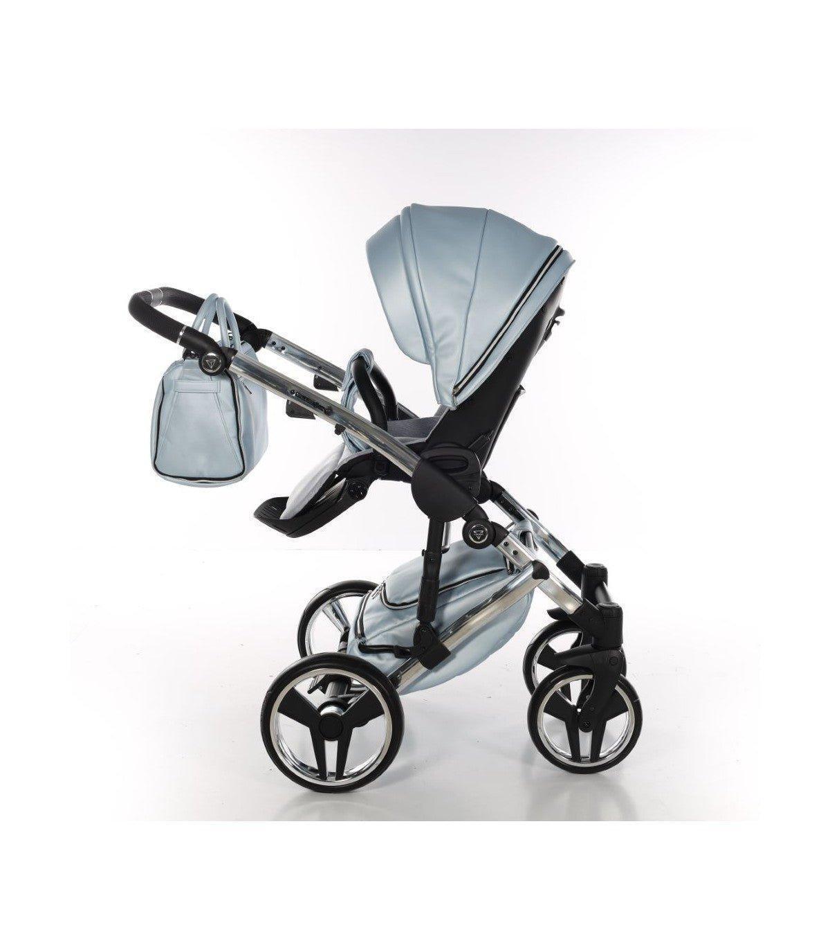 Junama - FLUO LINE MIRROR - Ligth Blue/Silver 2x1 - Bebegui - Cadeiras Auto e Carrinhos