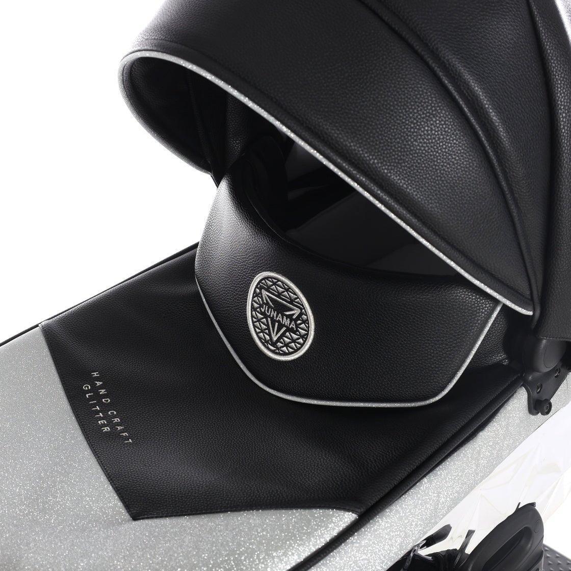 Junama - Hand Craft Glitter - Black/Silver - Bebegui - Cadeiras Auto e Carrinhos