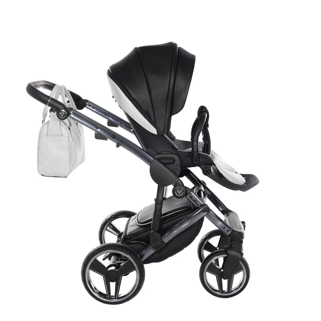 Junama - Hand Craft Glitter - Black/Silver - Bebegui - Cadeiras Auto e Carrinhos