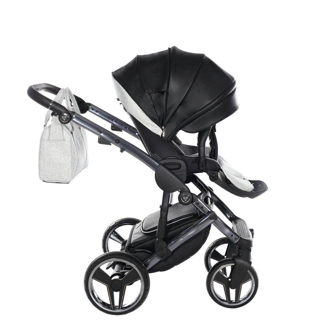 Junama - Hand Craft Glitter - Black/Silver - Bebegui - Cadeiras Auto e Carrinhos