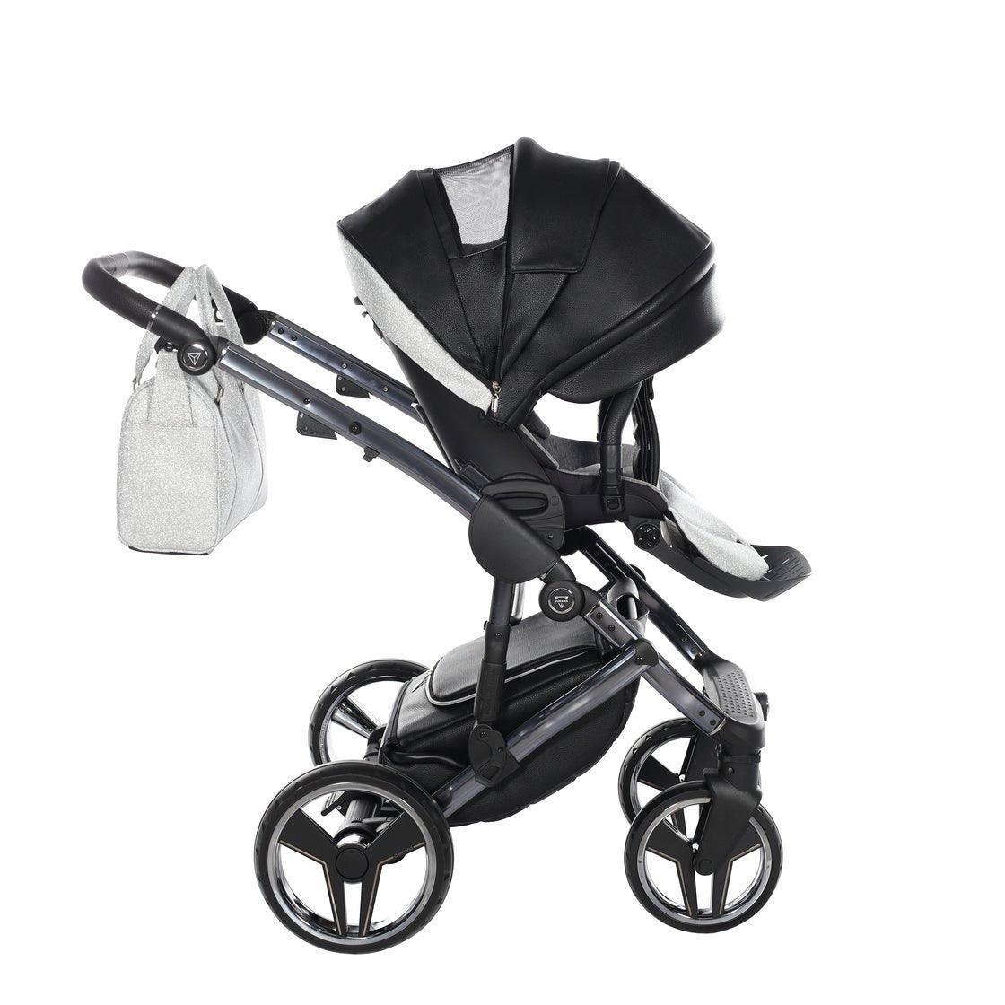 Junama - Hand Craft Glitter - Black/Silver - Bebegui - Cadeiras Auto e Carrinhos