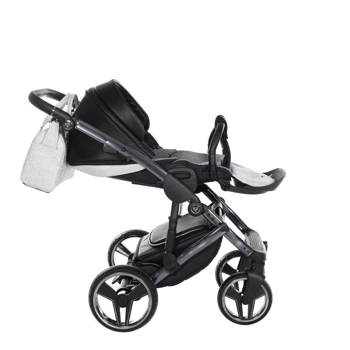 Junama - Hand Craft Glitter - Black/Silver - Bebegui - Cadeiras Auto e Carrinhos