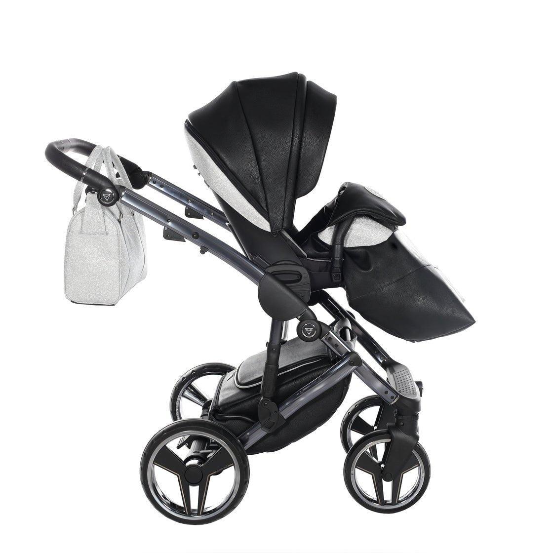 Junama - Hand Craft Glitter - Black/Silver - Bebegui - Cadeiras Auto e Carrinhos