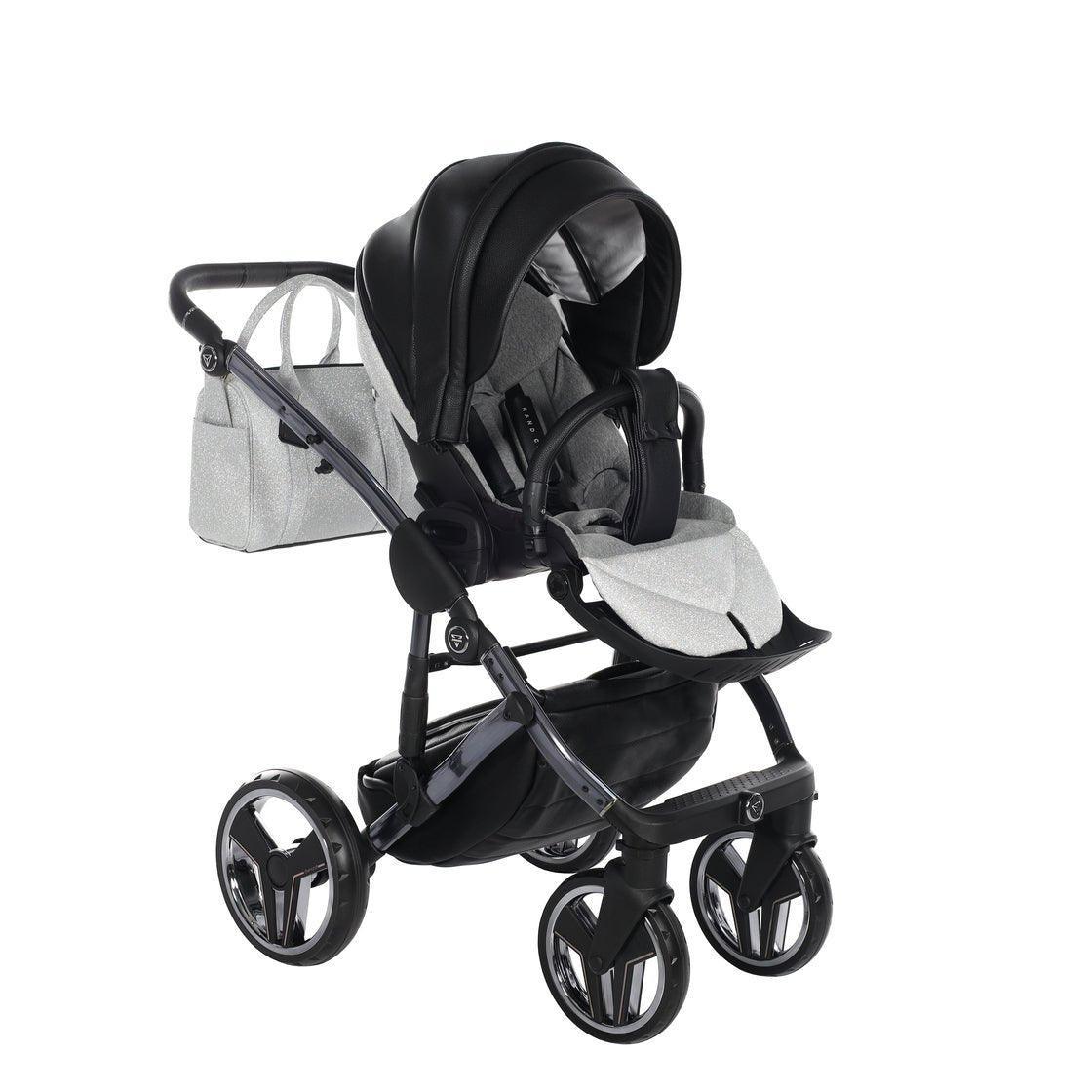 Junama - Hand Craft Glitter - Black/Silver - Bebegui - Cadeiras Auto e Carrinhos