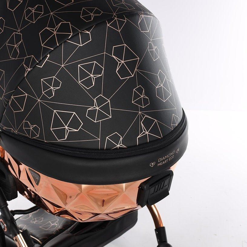 Junama - Heart - Black - Bebegui - Cadeiras Auto e Carrinhos