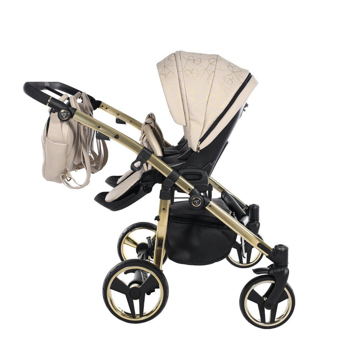 Junama - Heart Duo - Beige/Gold - Bebegui - Cadeiras Auto e Carrinhos