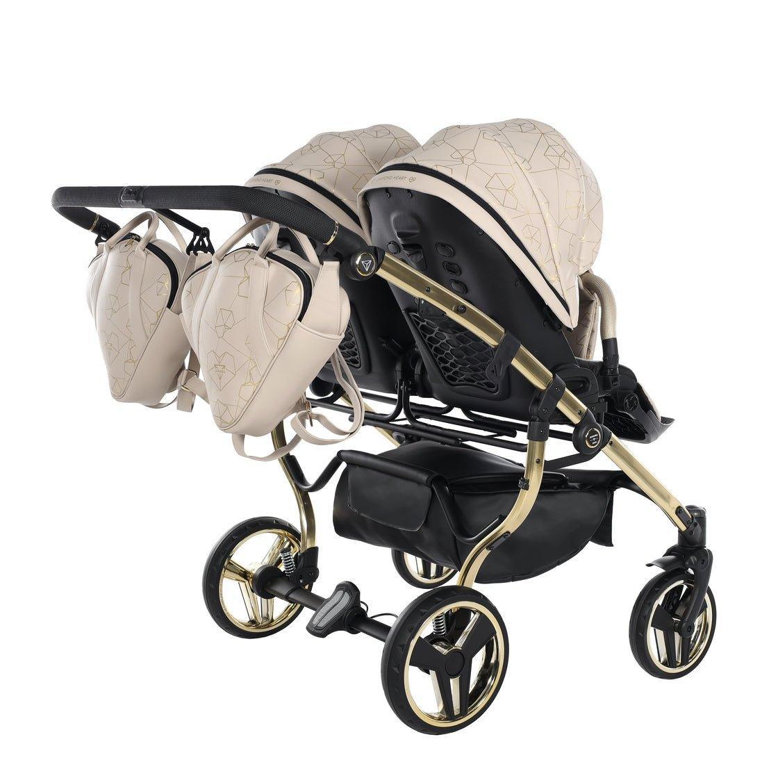 Junama - Heart Duo - Beige/Gold - Bebegui - Cadeiras Auto e Carrinhos