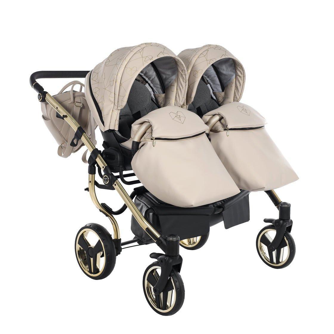 Junama - Heart Duo - Beige/Gold - Bebegui - Cadeiras Auto e Carrinhos