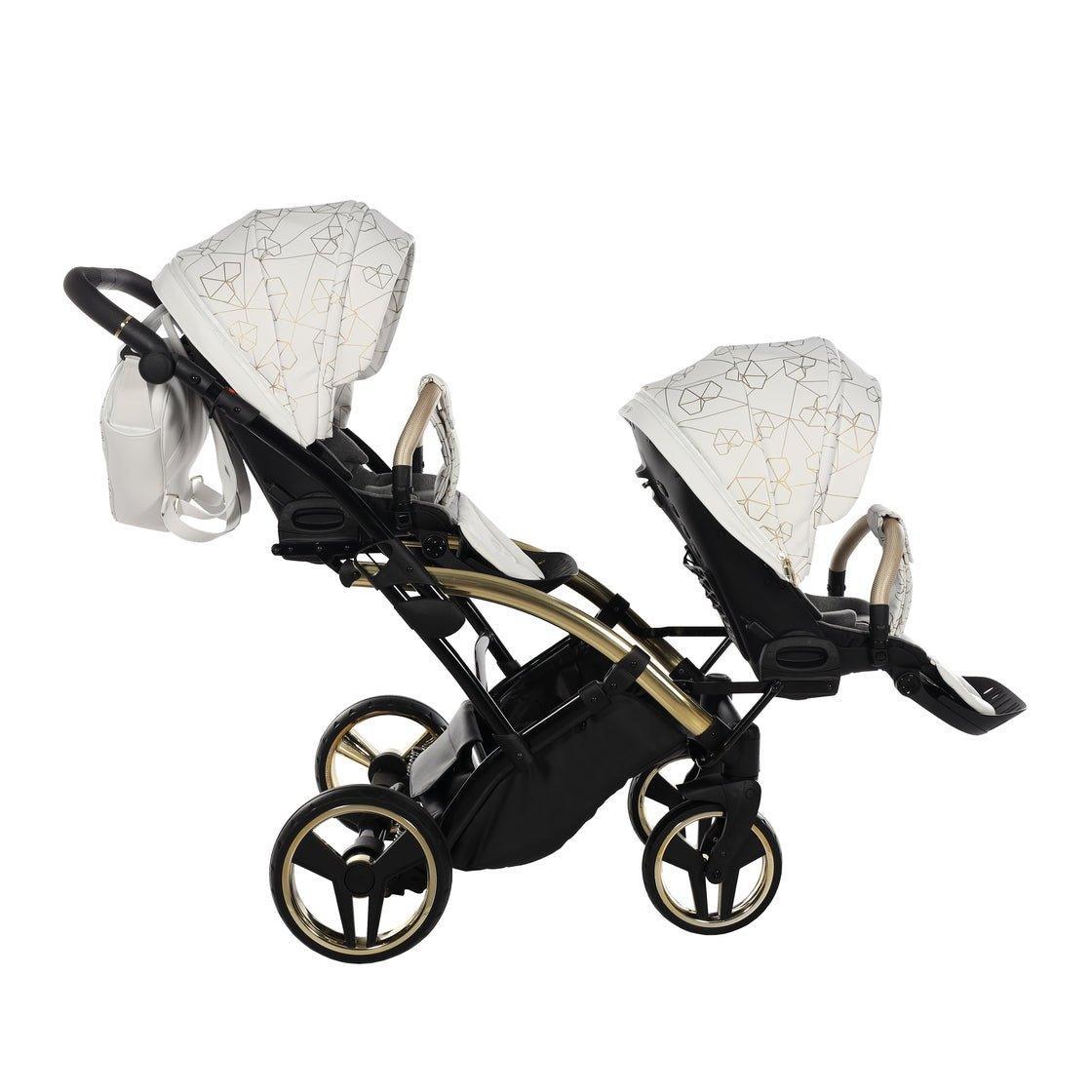 Junama Heart Duo Slim - White/Gold - Bebegui - Cadeiras Auto e Carrinhos