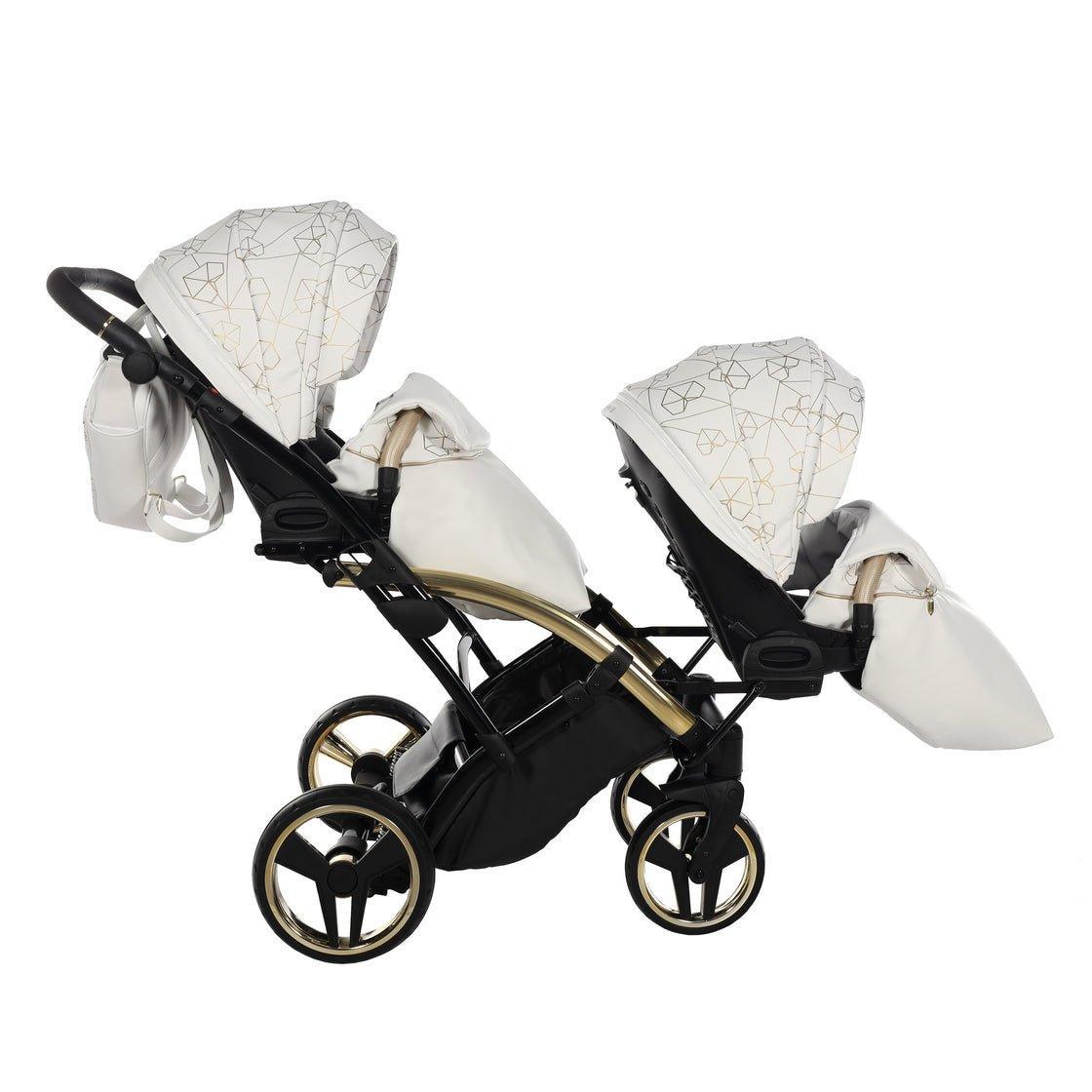 Junama Heart Duo Slim - White/Gold - Bebegui - Cadeiras Auto e Carrinhos