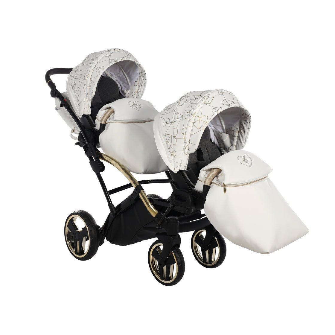 Junama Heart Duo Slim - White/Gold - Bebegui - Cadeiras Auto e Carrinhos