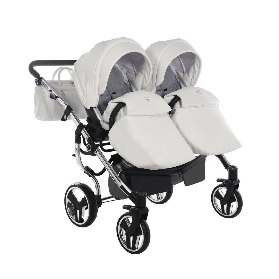 Junama - Mirror Duo - White/Silver - Bebegui - Cadeiras Auto e Carrinhos