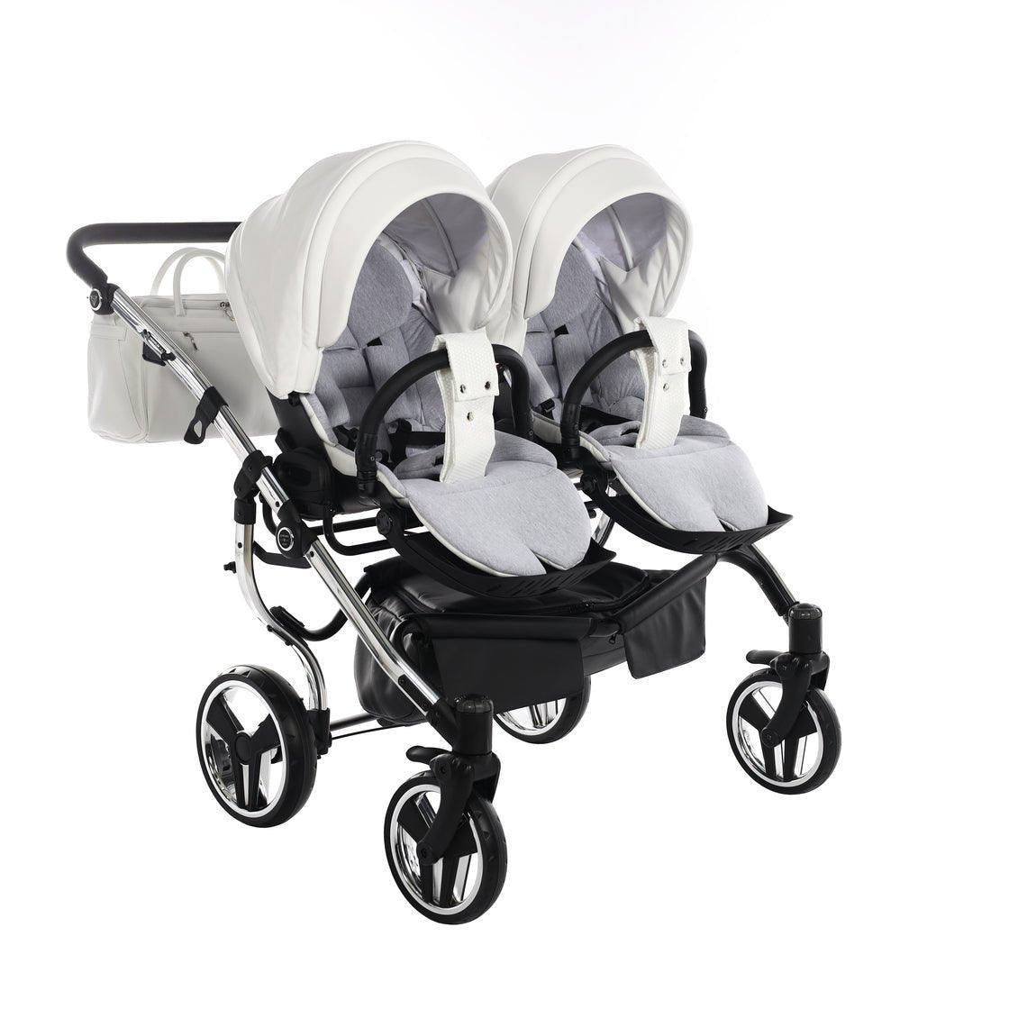 Junama - Mirror Duo - White/Silver - Bebegui - Cadeiras Auto e Carrinhos