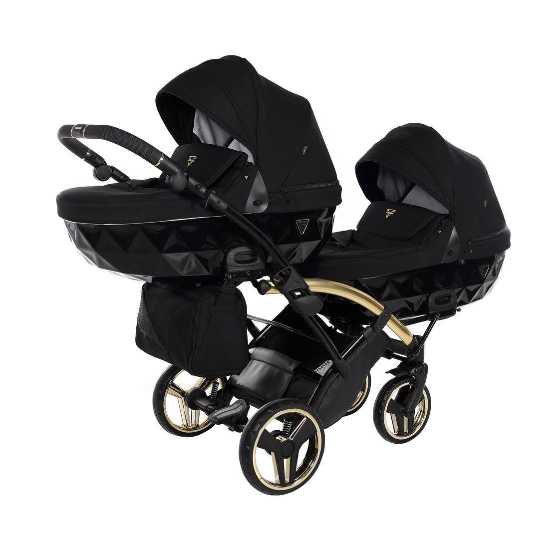 Junama S-Line Duo Slim - Black/Gold - Bebegui - Cadeiras Auto e Carrinhos
