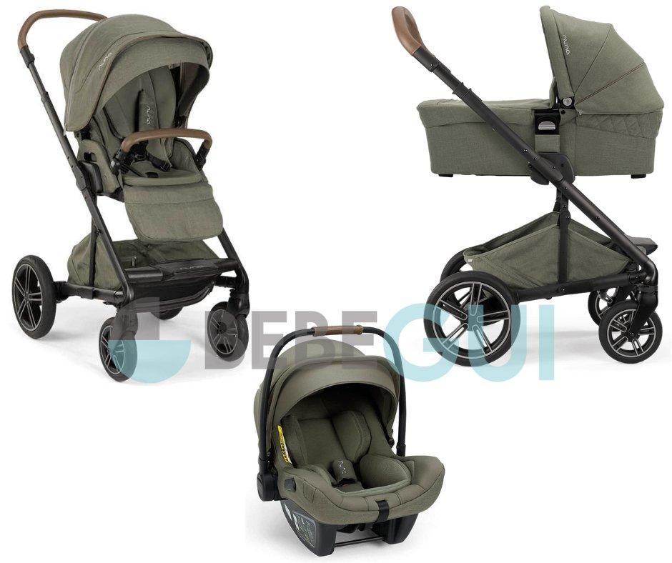 Nuna - MIXX NEXT / Pine + Alcofa MIXX NEXT / Pine + PIPA NEXT / Pine - Bebegui - Cadeiras Auto e Carrinhos