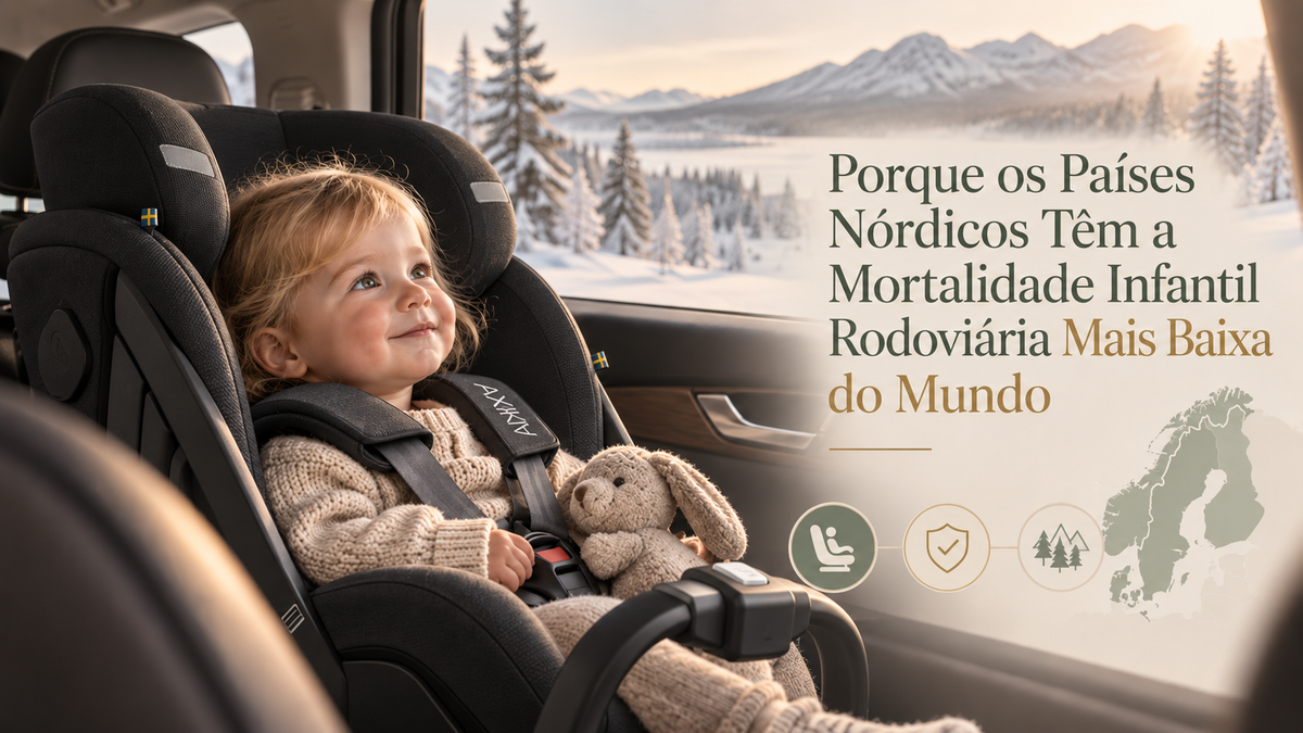 Porque os Países Nórdicos Têm a Mortalidade Infantil Rodoviária Mais Baixa do Mundo