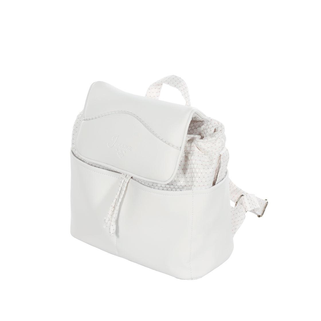 Junama - Carrinho de Bonecas com Malinha - Mini Dolce - White Rose Gold