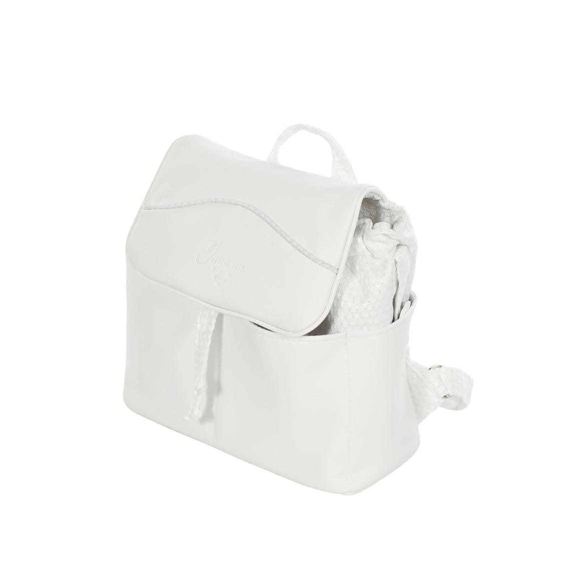 Junama - Carrinho de Bonecas com Malinha - Mini Dolce - White Silver