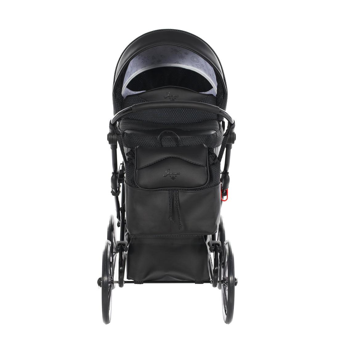 Junama - Carrinho de Bonecas com Malinha  - Mini Dolce - Black Carbono