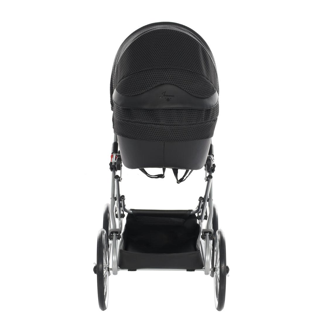 Junama - Carrinho de Bonecas com Malinha  - Mini Dolce - Black Silver