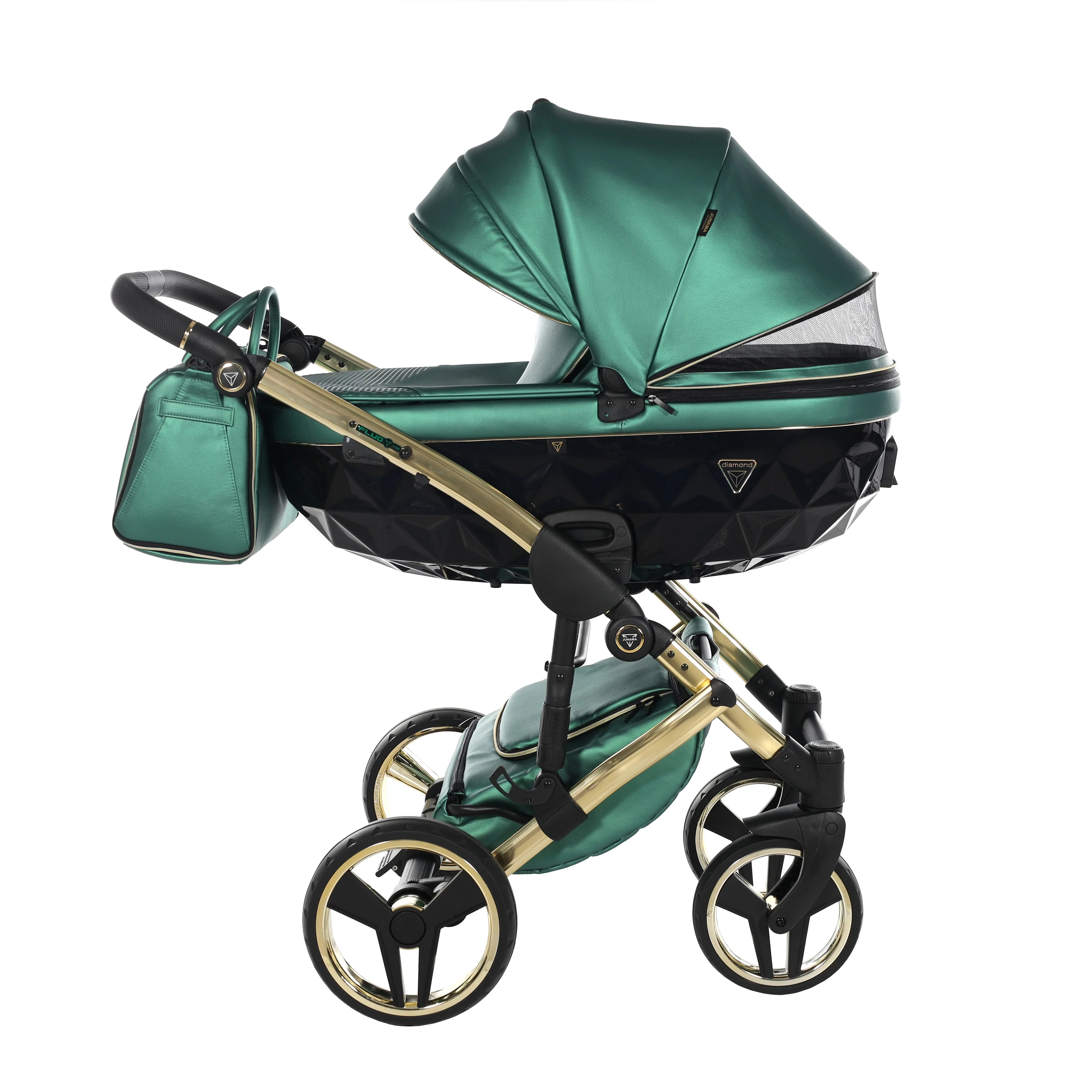 Junama - FLUO LINE - Green/Gold