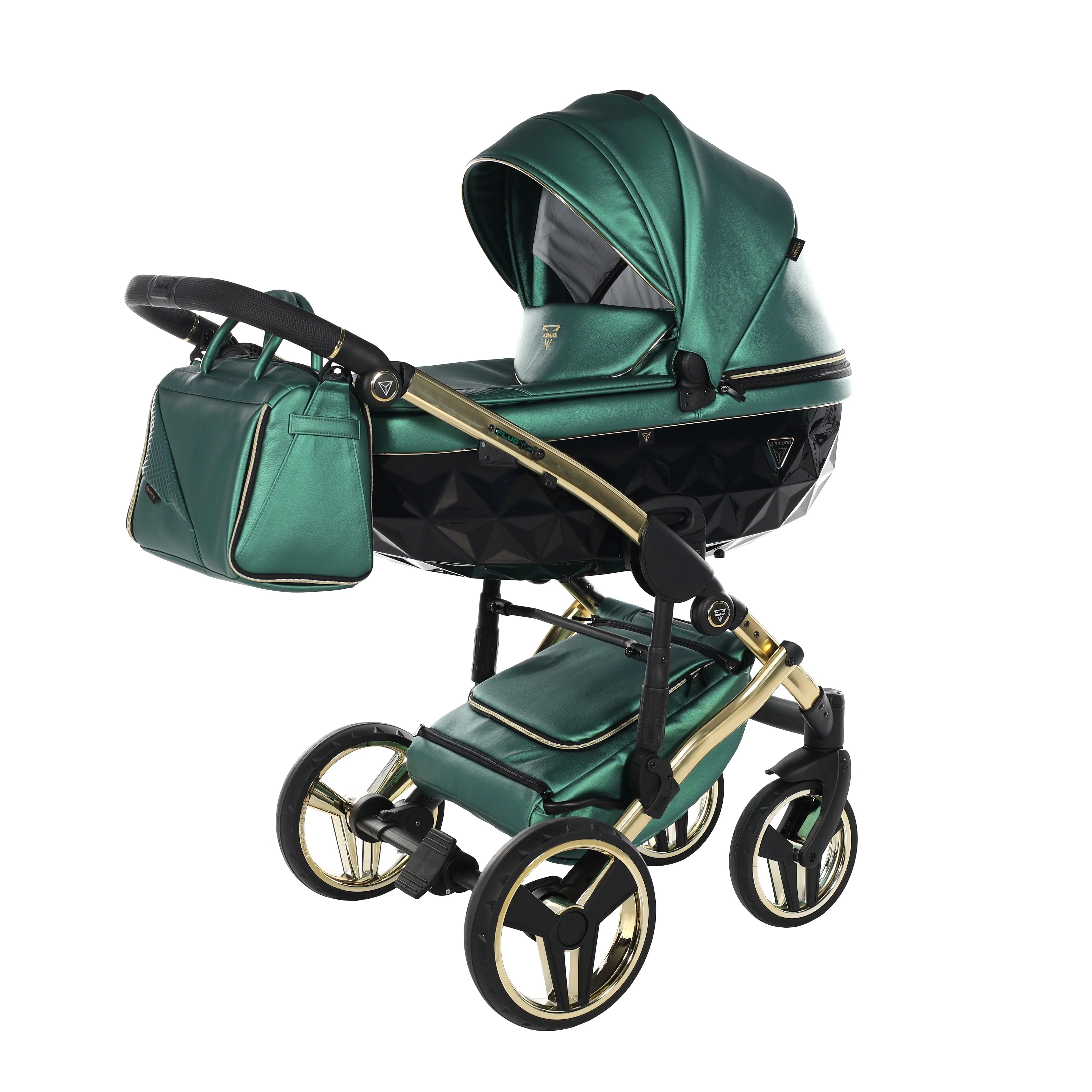 Junama - FLUO LINE - Green/Gold