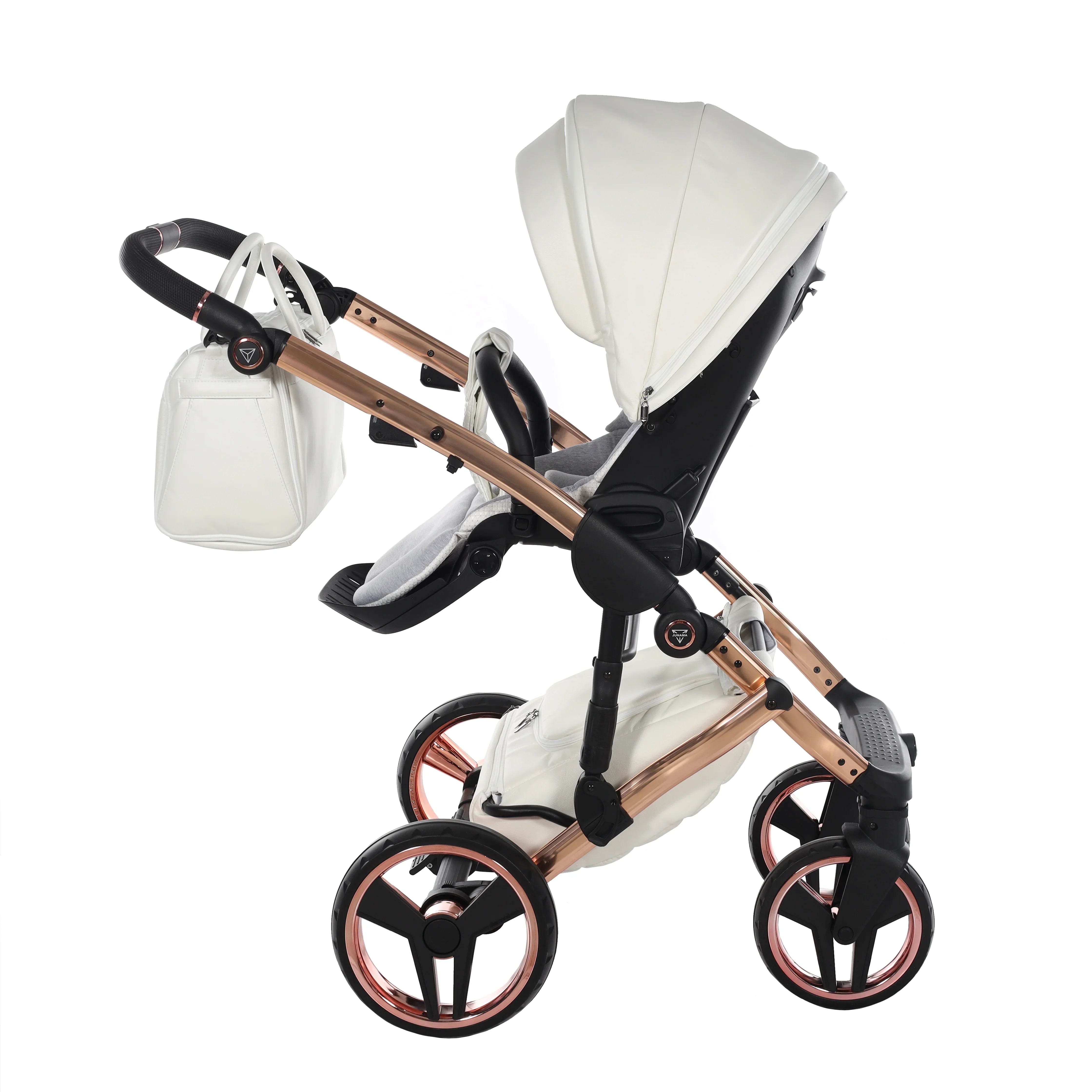 Junama - FLUO LINE  - White/Rose Gold