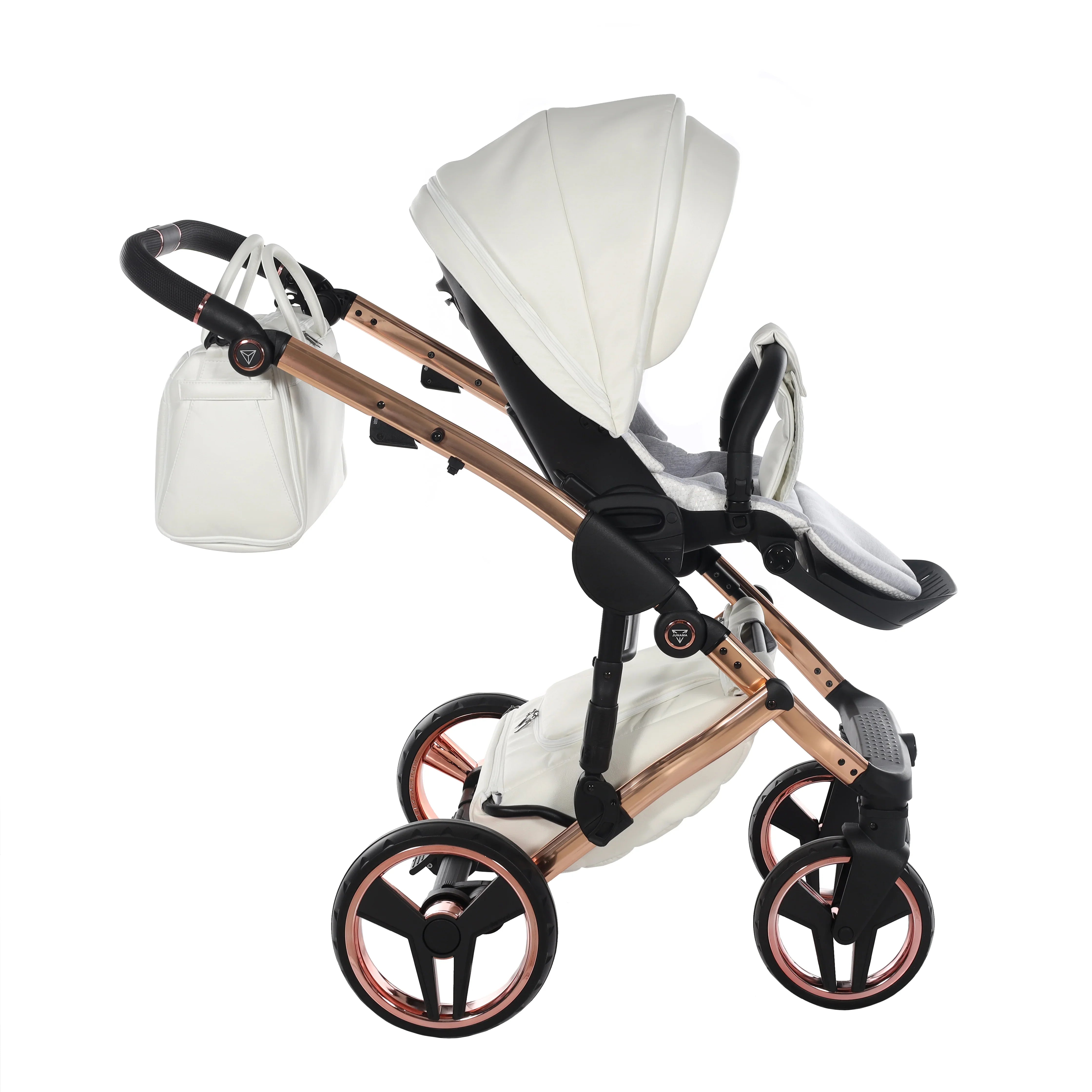 Junama - FLUO LINE  - White/Rose Gold