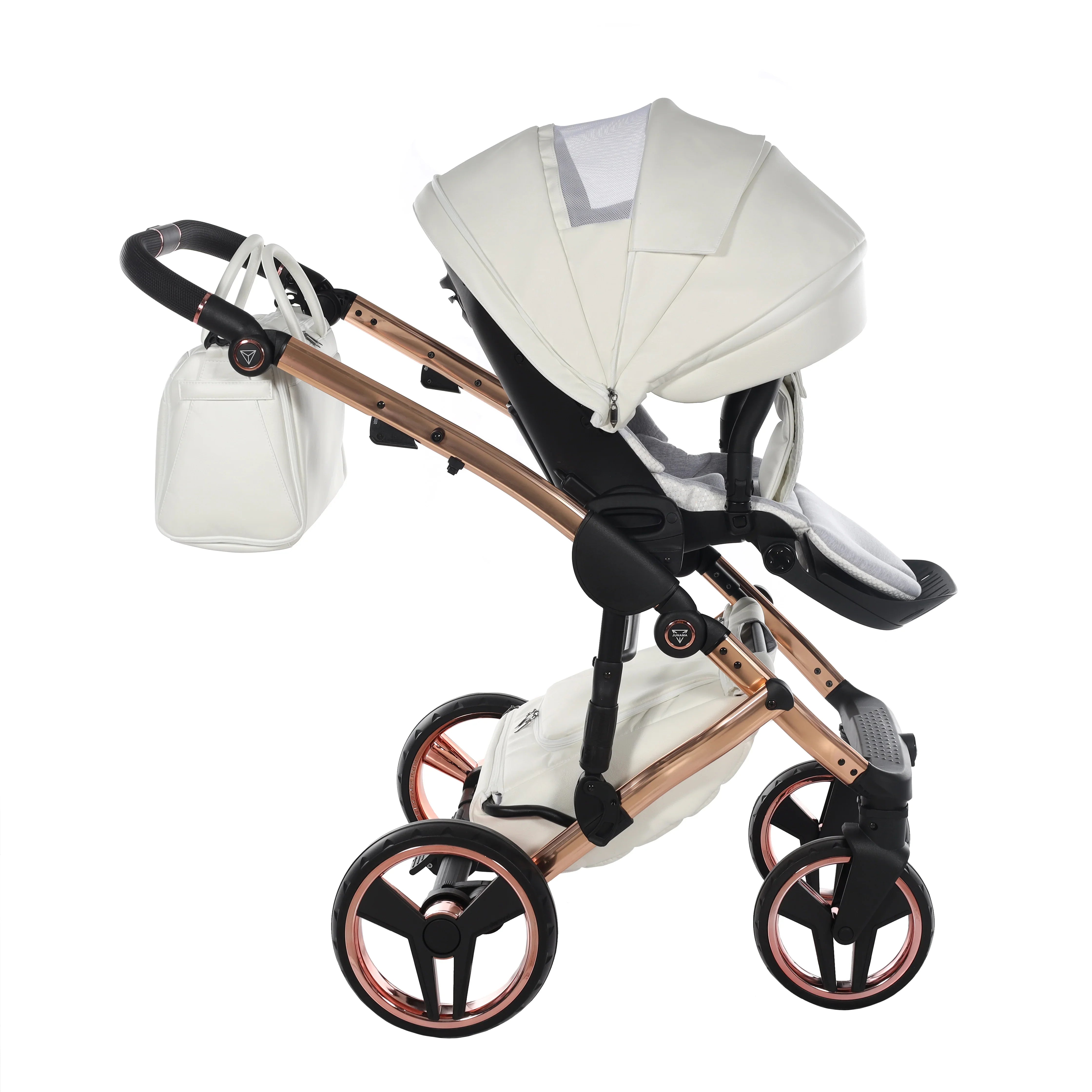 Junama - FLUO LINE  - White/Rose Gold