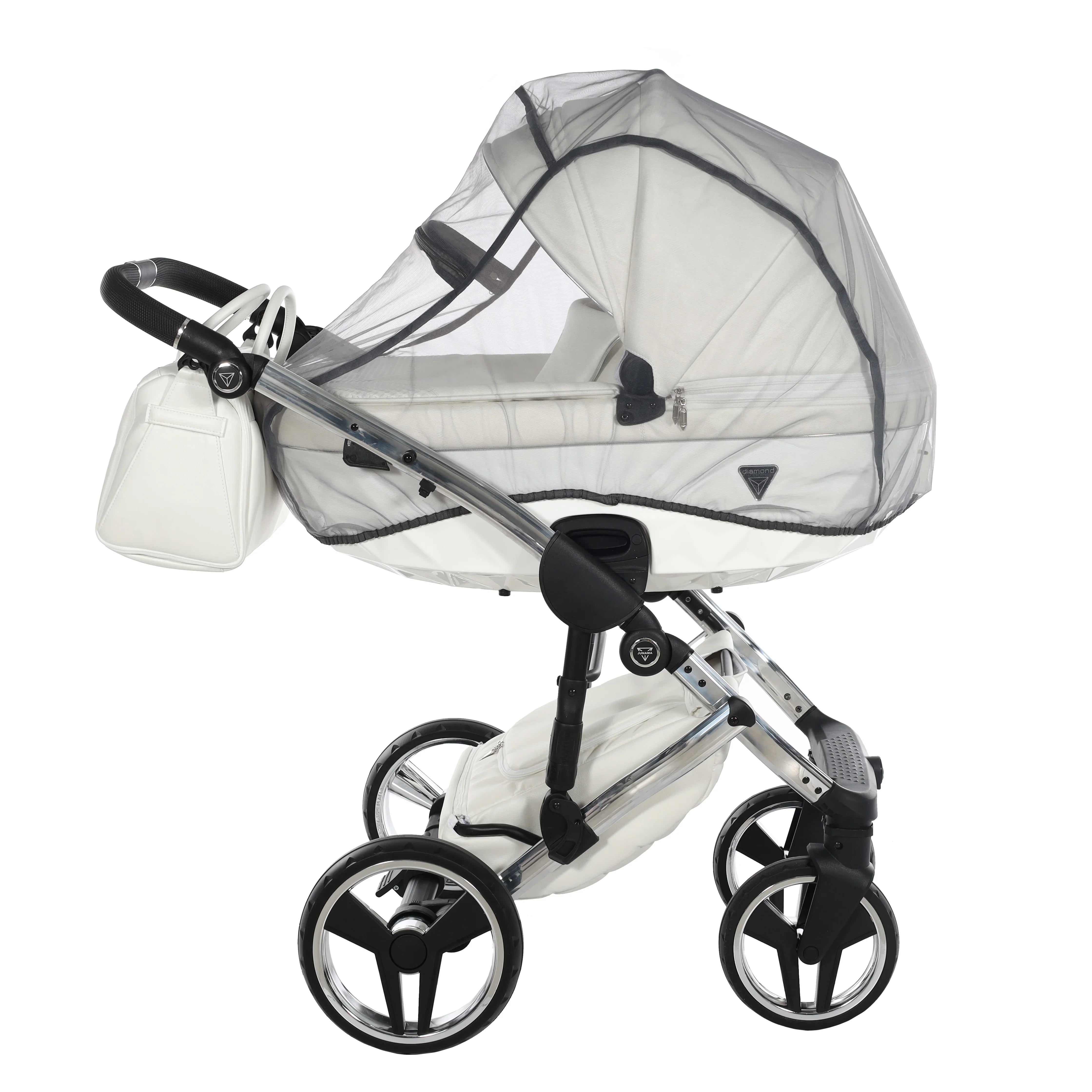 Junama - FLUO LINE  - White/Silver