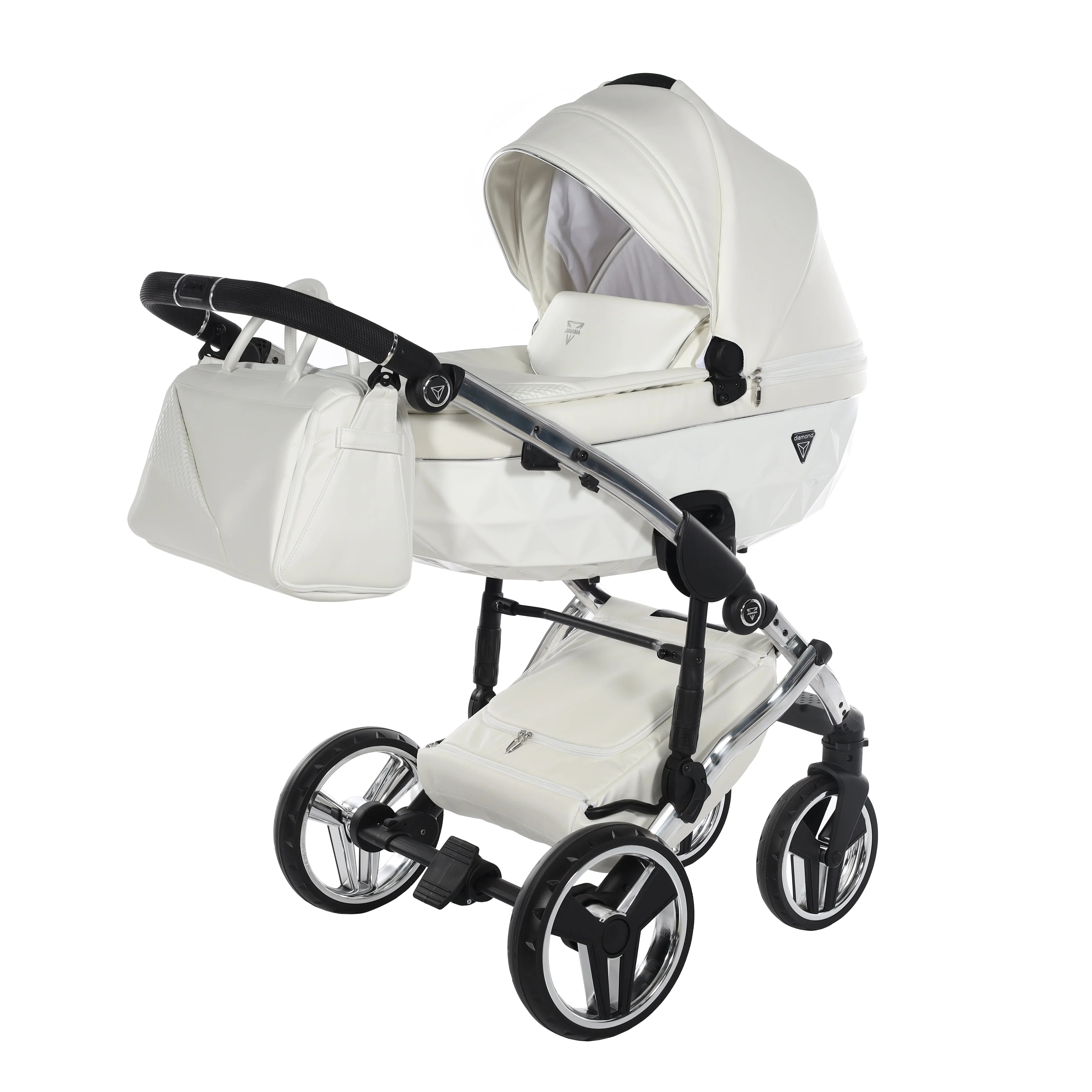 Junama - FLUO LINE  - White/Silver