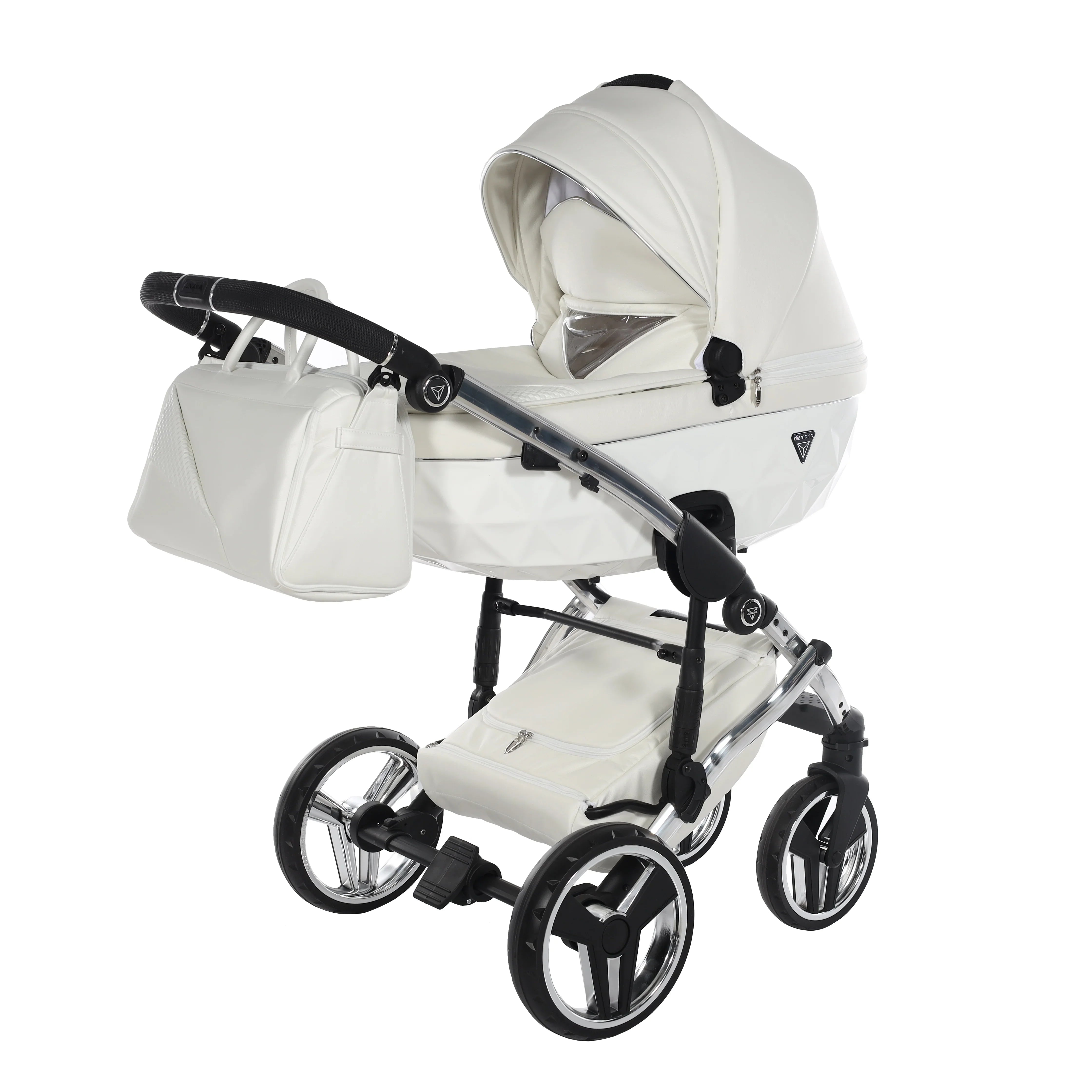 Junama - FLUO LINE  - White/Silver