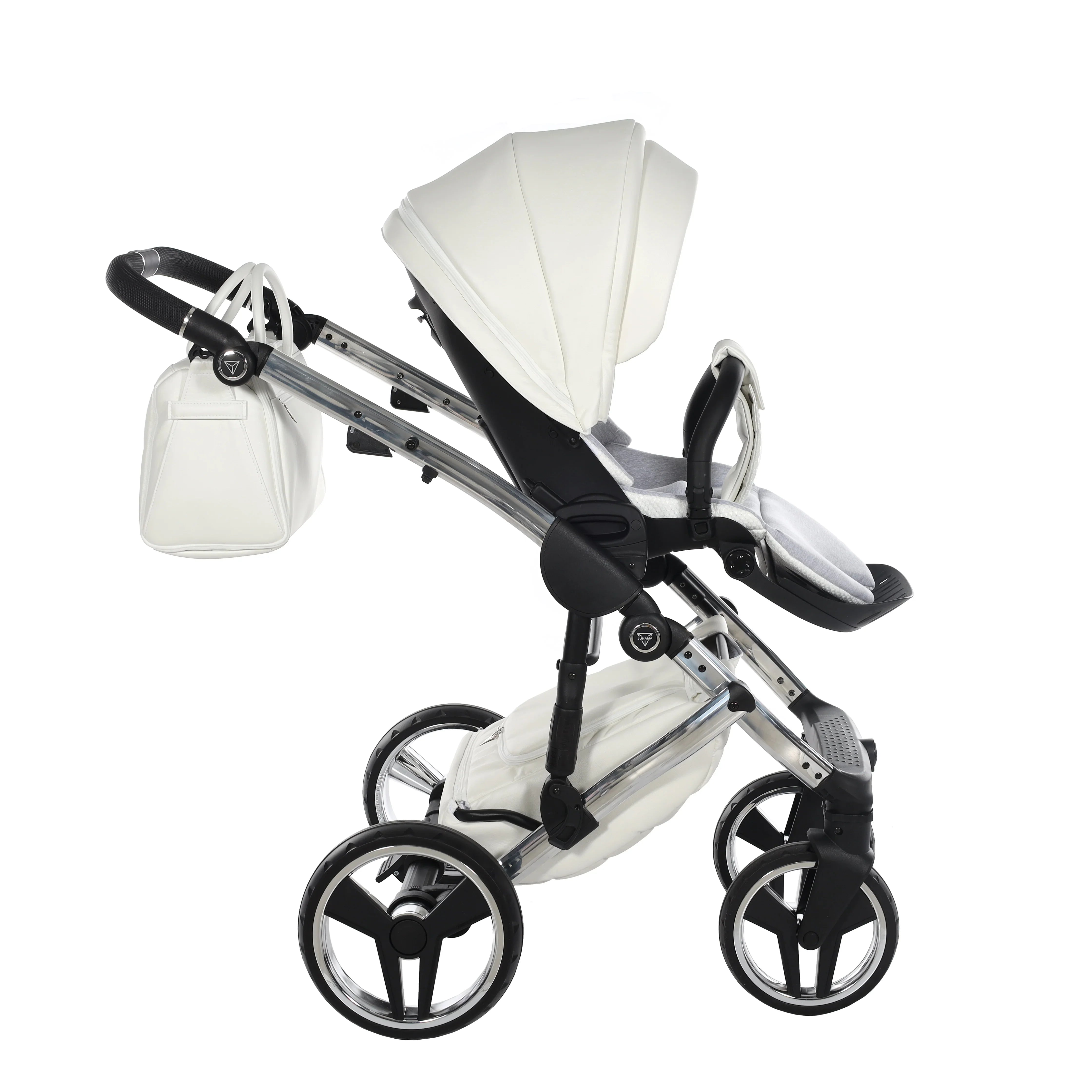 Junama - FLUO LINE  - White/Silver