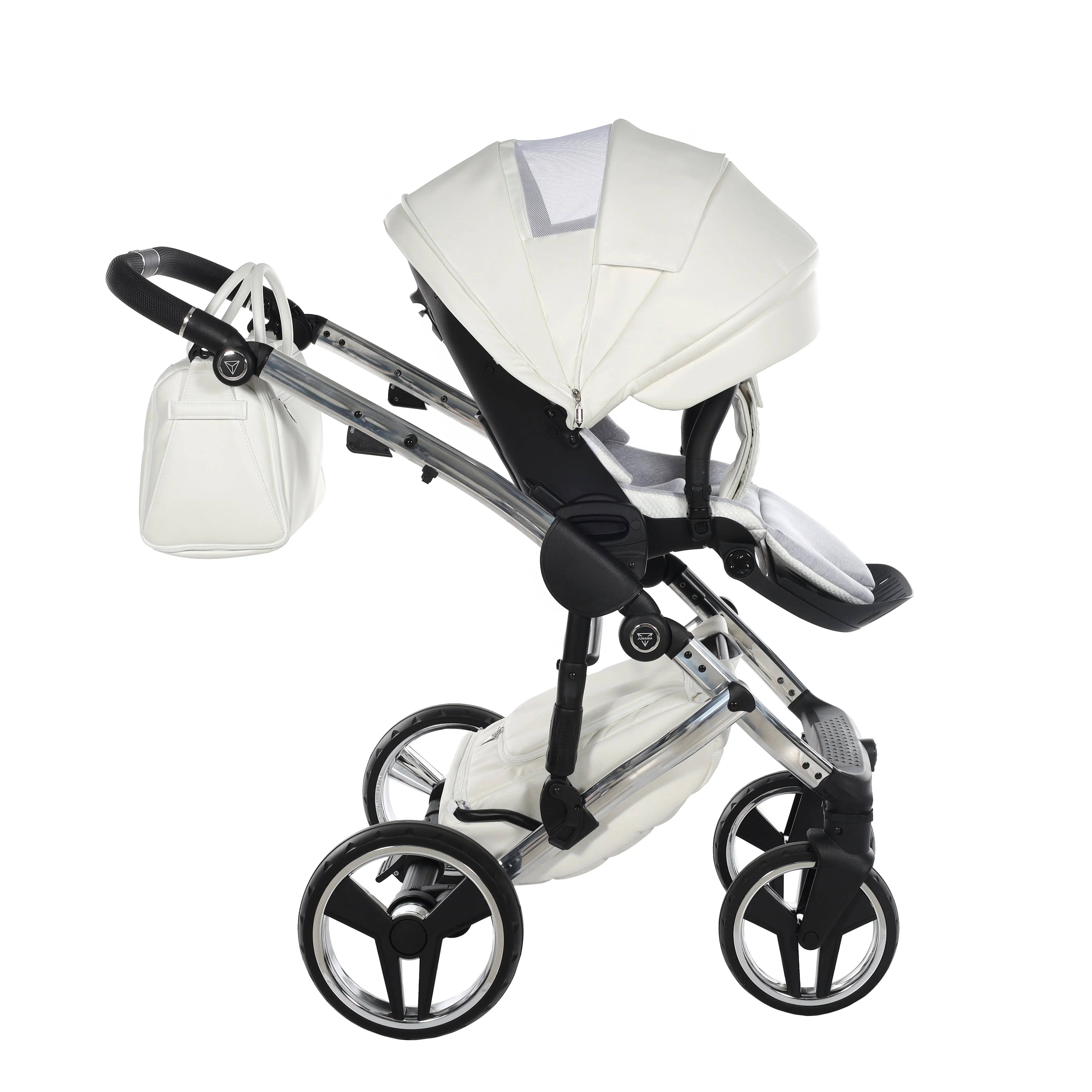 Junama - FLUO LINE  - White/Silver