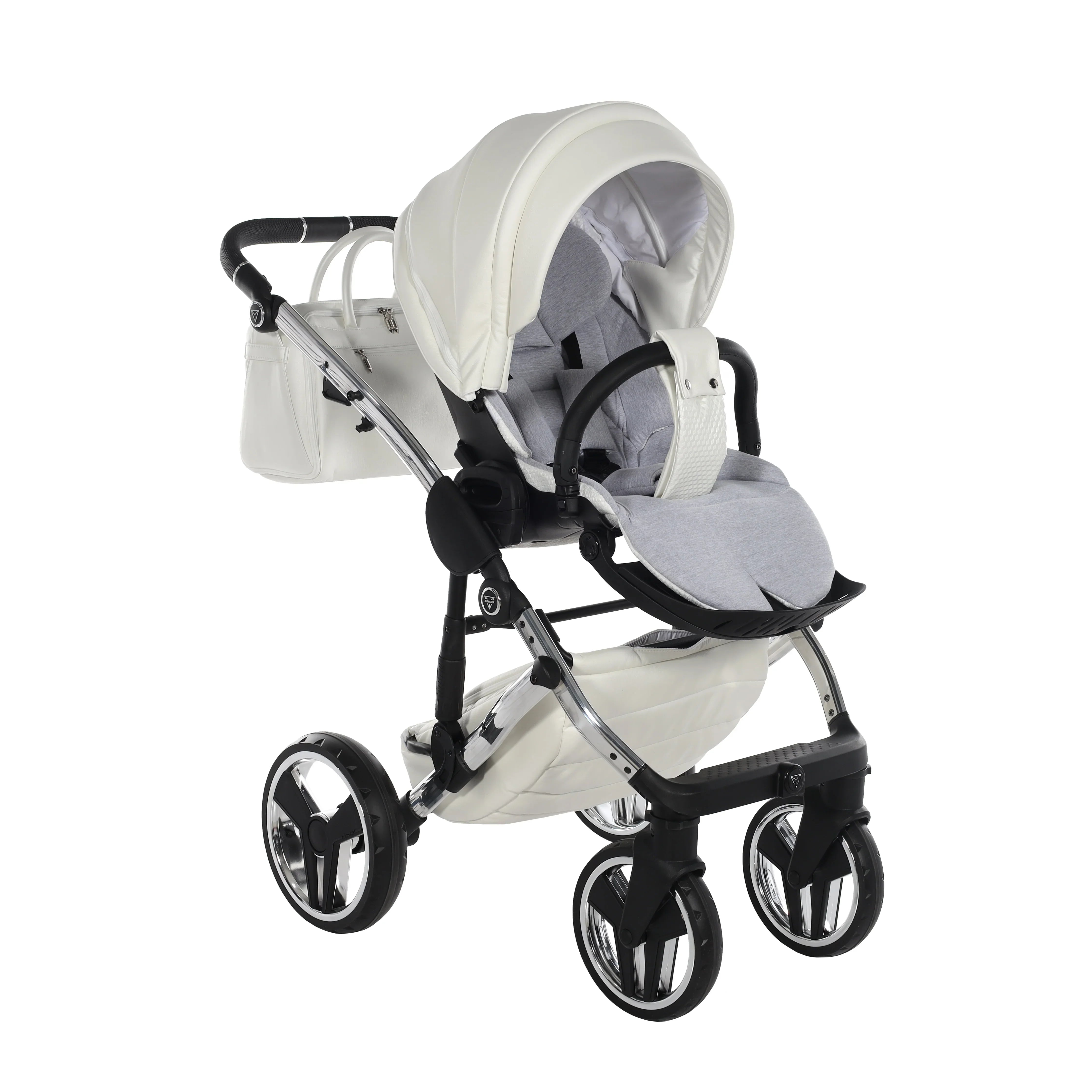 Junama - FLUO LINE  - White/Silver