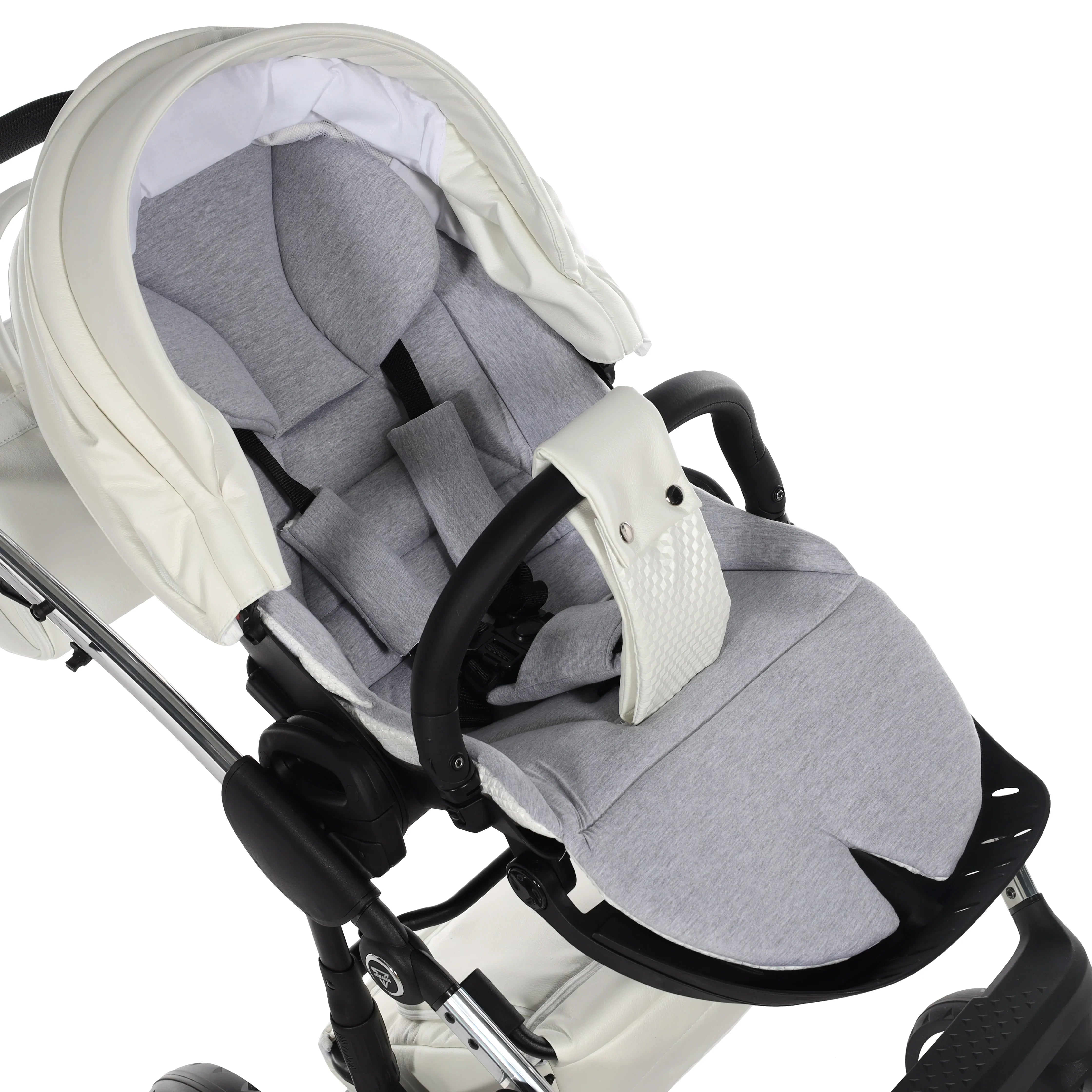 Junama - FLUO LINE  - White/Silver
