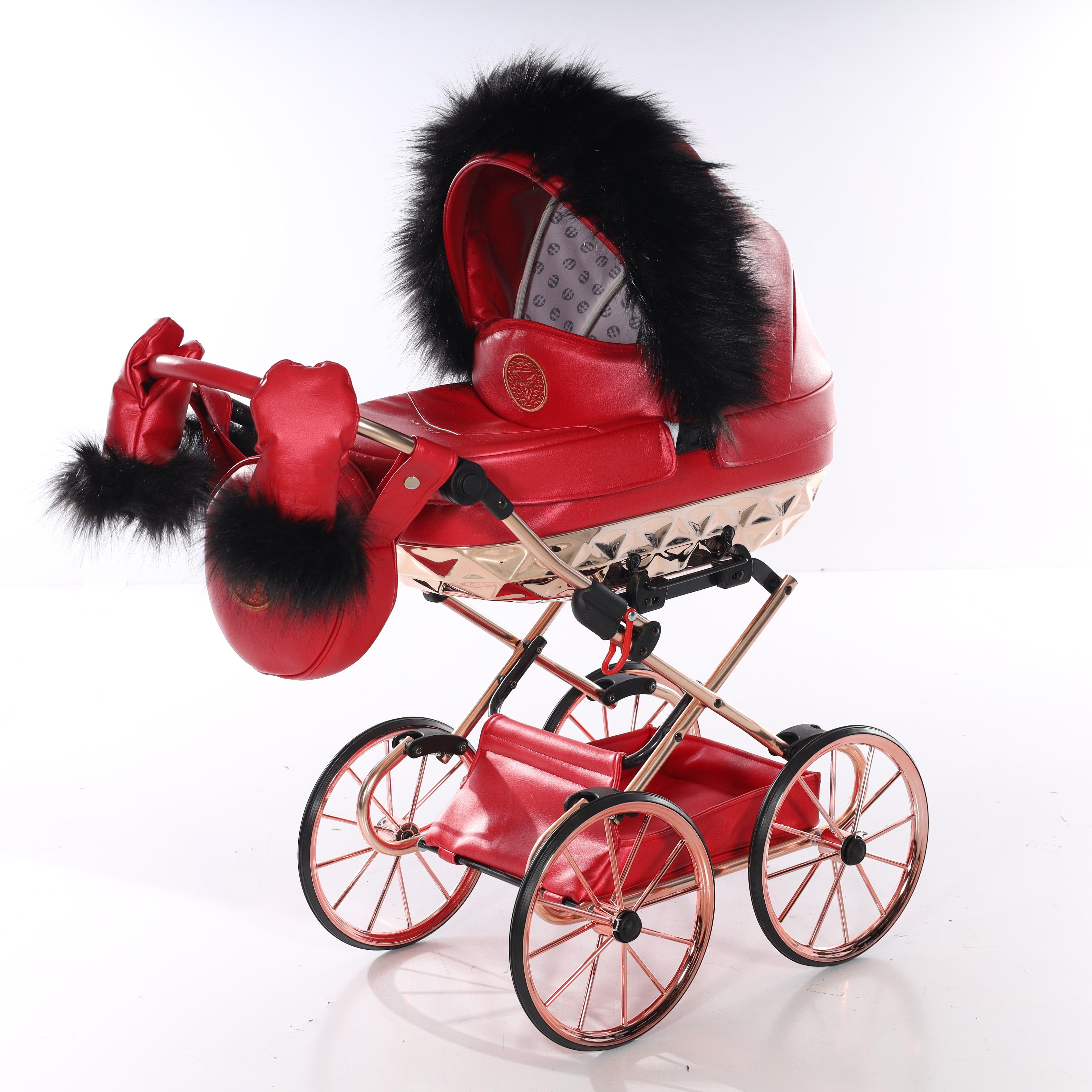 Junama - Carrinho de Bonecas com Malinha  - Mini Hand Craft Rudolf