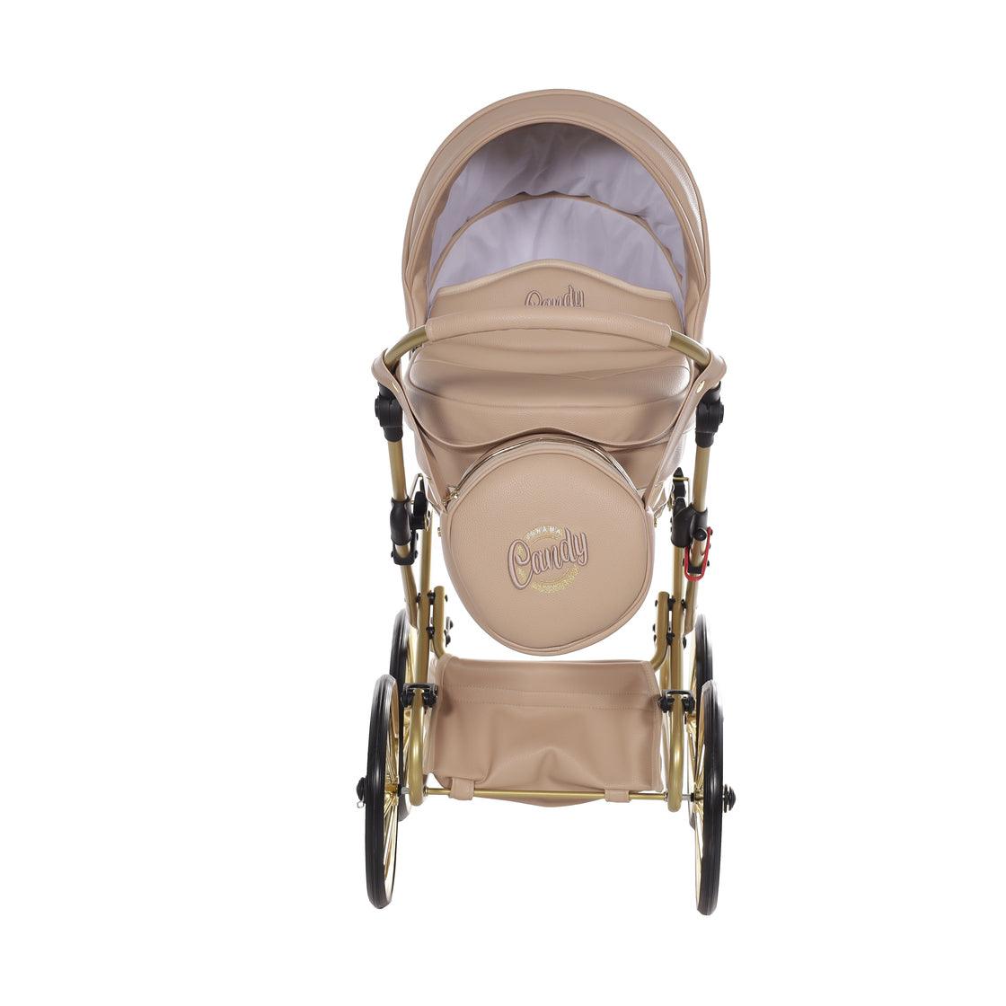 Junama - Carrinho de Bonecas com Malinha - MINI CANDY PREMIUM - Camel