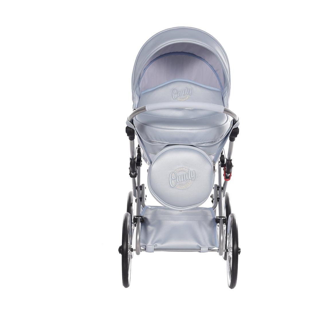 Junama - Carrinho de Bonecas com Malinha - MINI CANDY PREMIUM - Blue
