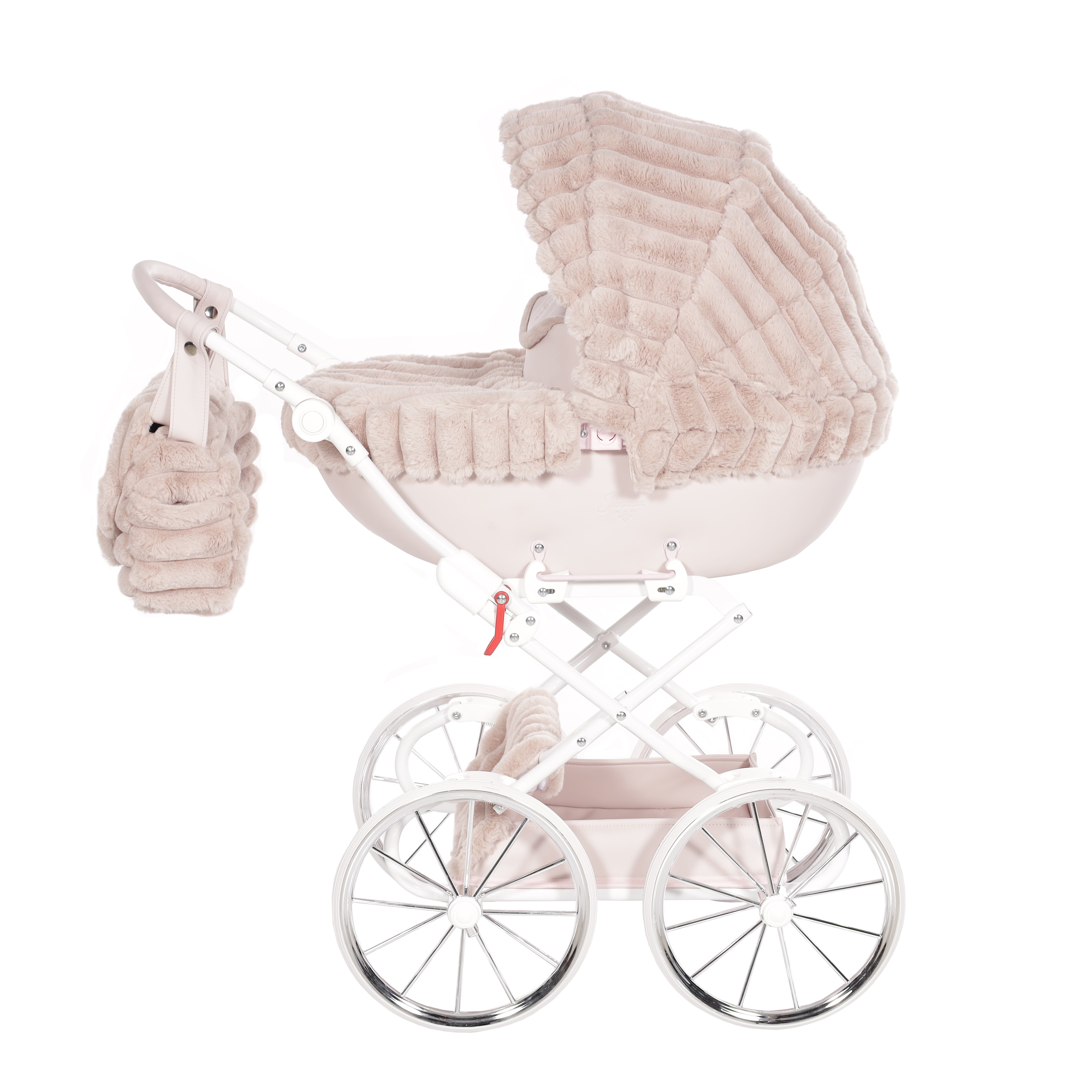 Junama - Carrinho de Bonecas com Malinha - Mini Muffy - Pink