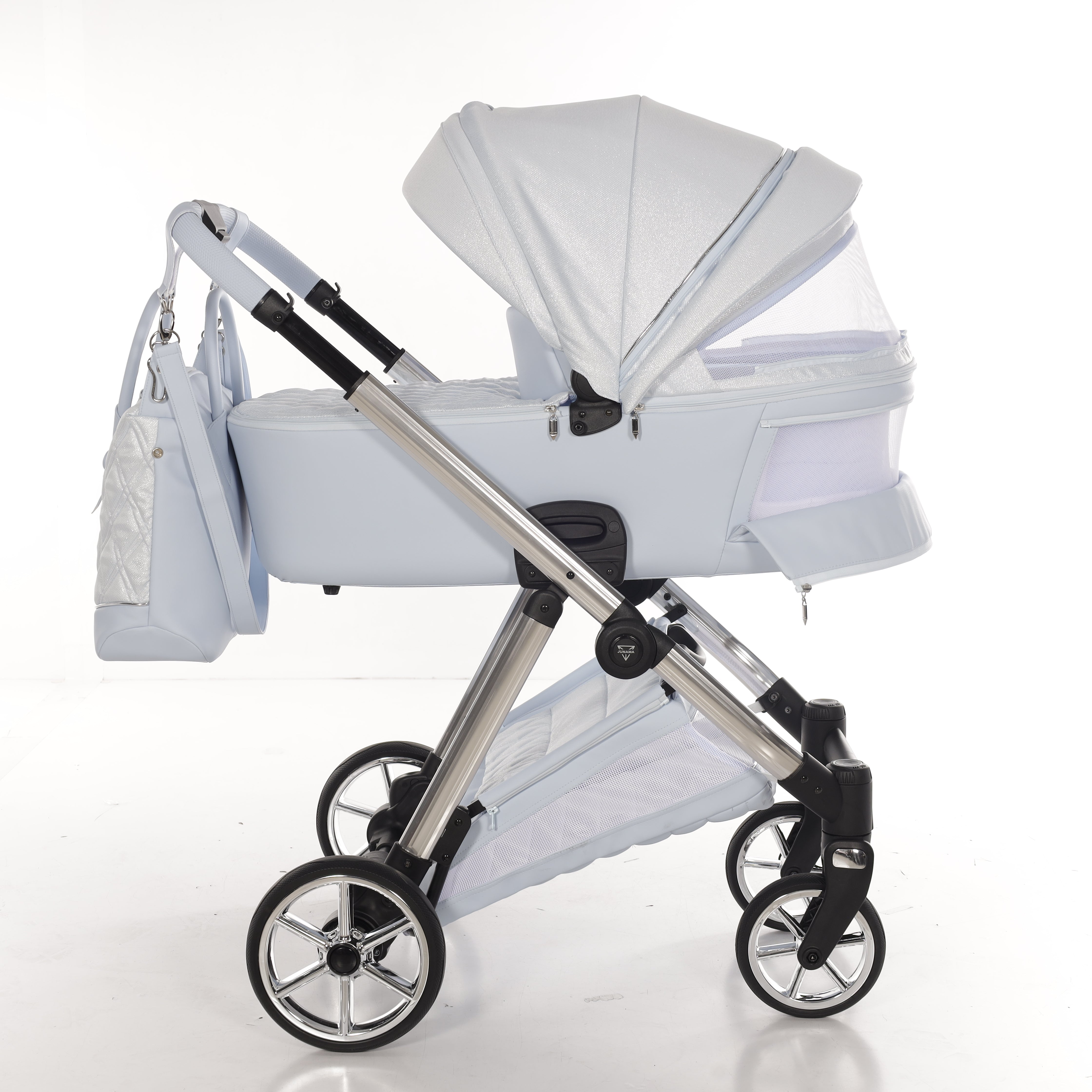 Junama - ELLEGANTE LAMÉ  - Light Blue