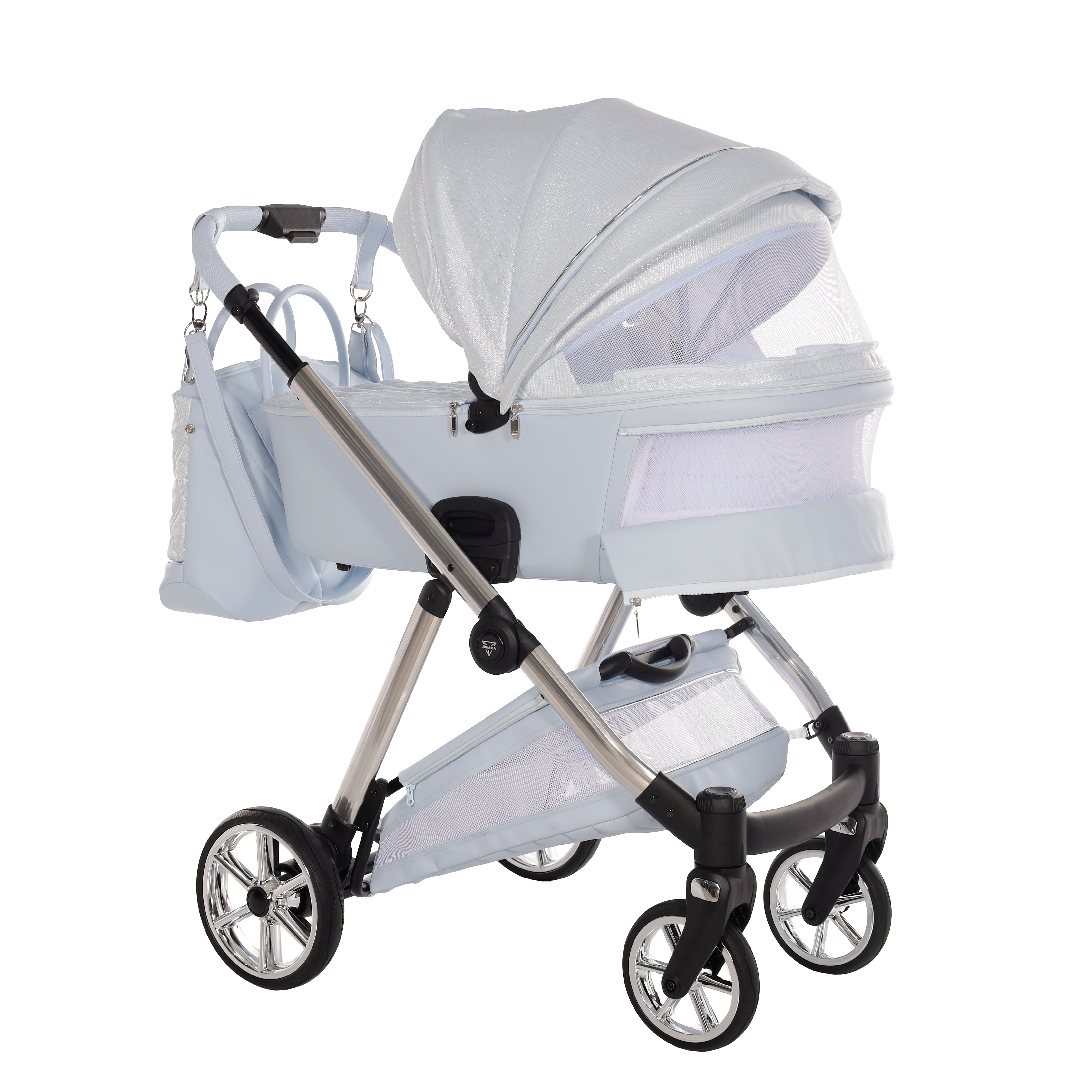 Junama - ELLEGANTE LAMÉ  - Light Blue