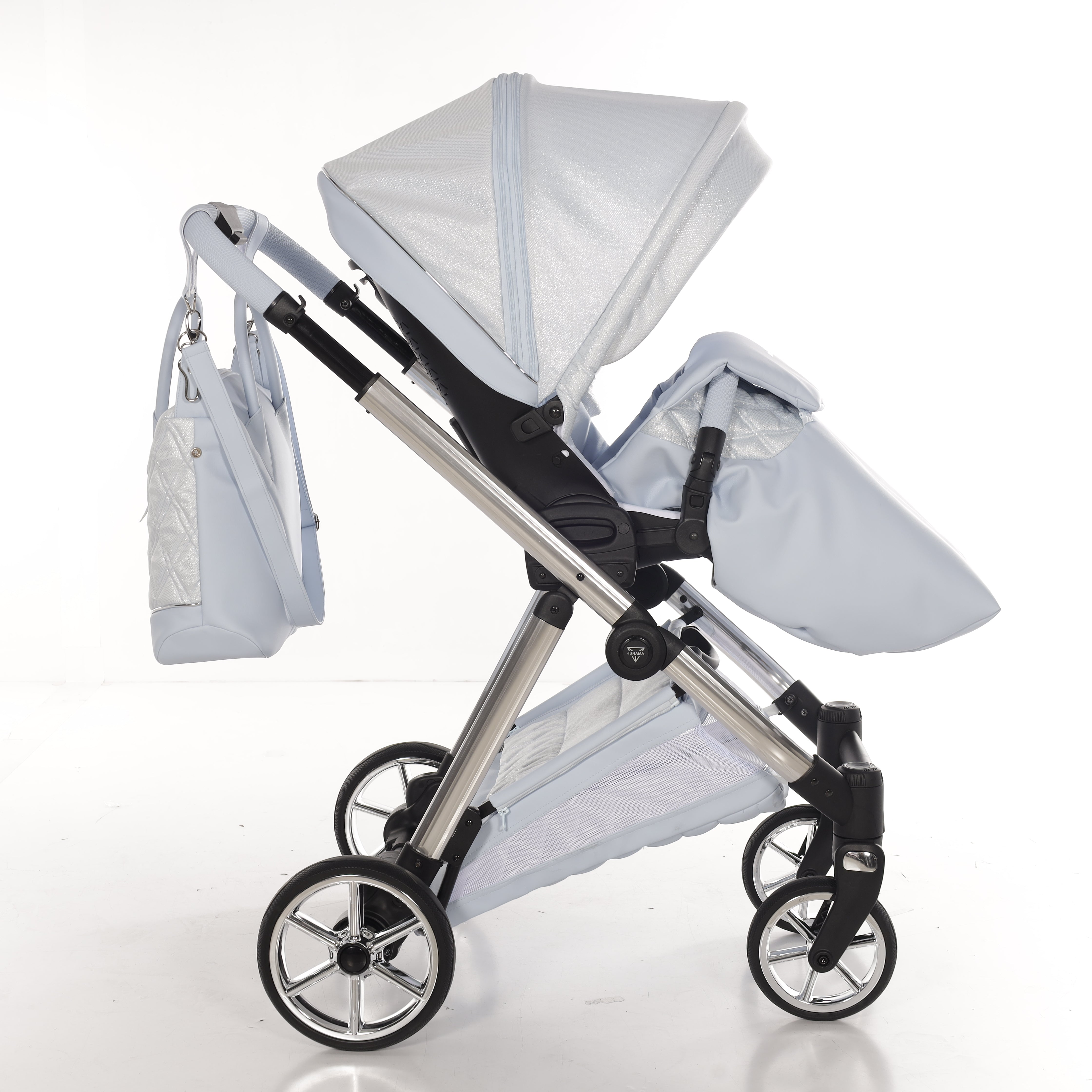 Junama - ELLEGANTE LAMÉ  - Light Blue