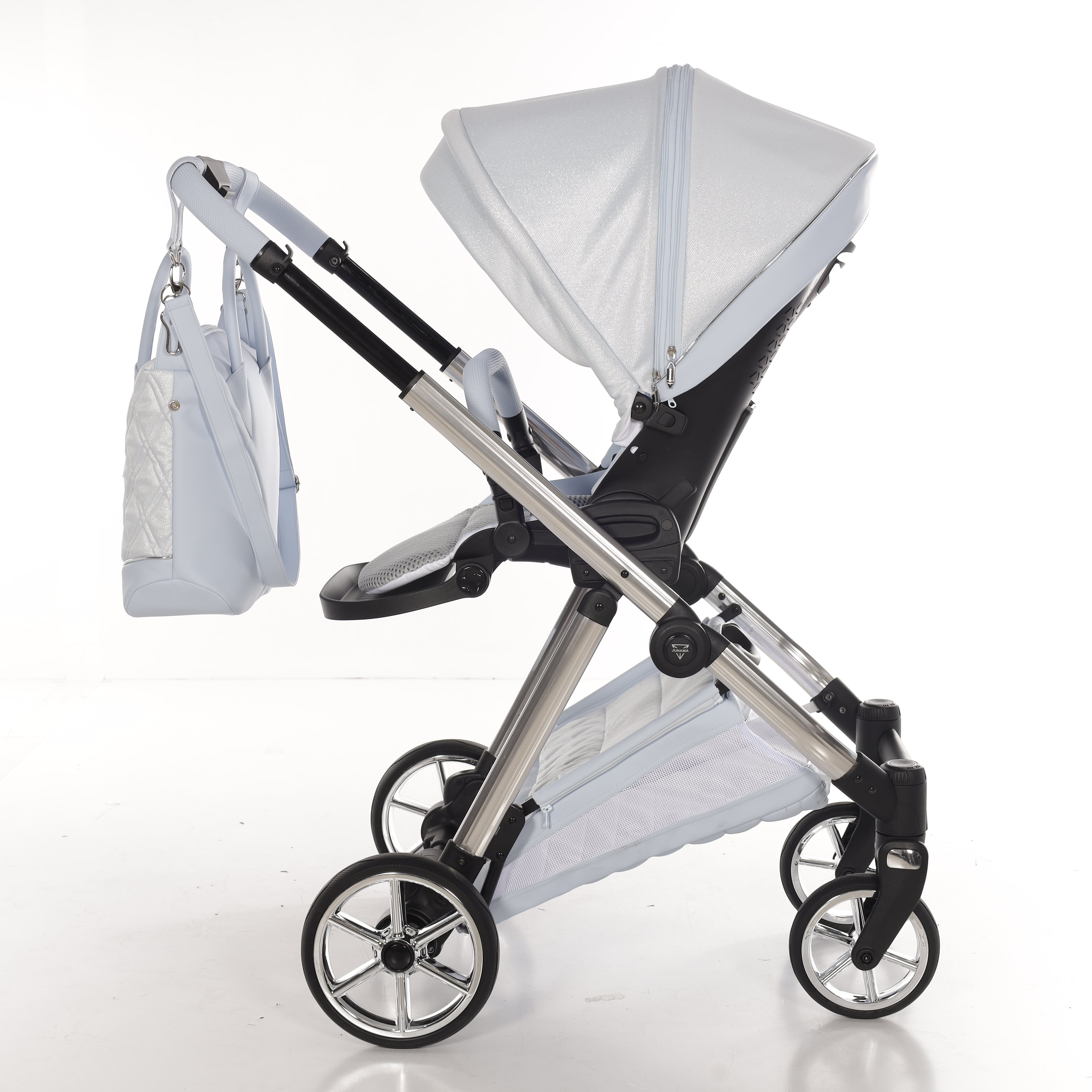 Junama - ELLEGANTE LAMÉ  - Light Blue