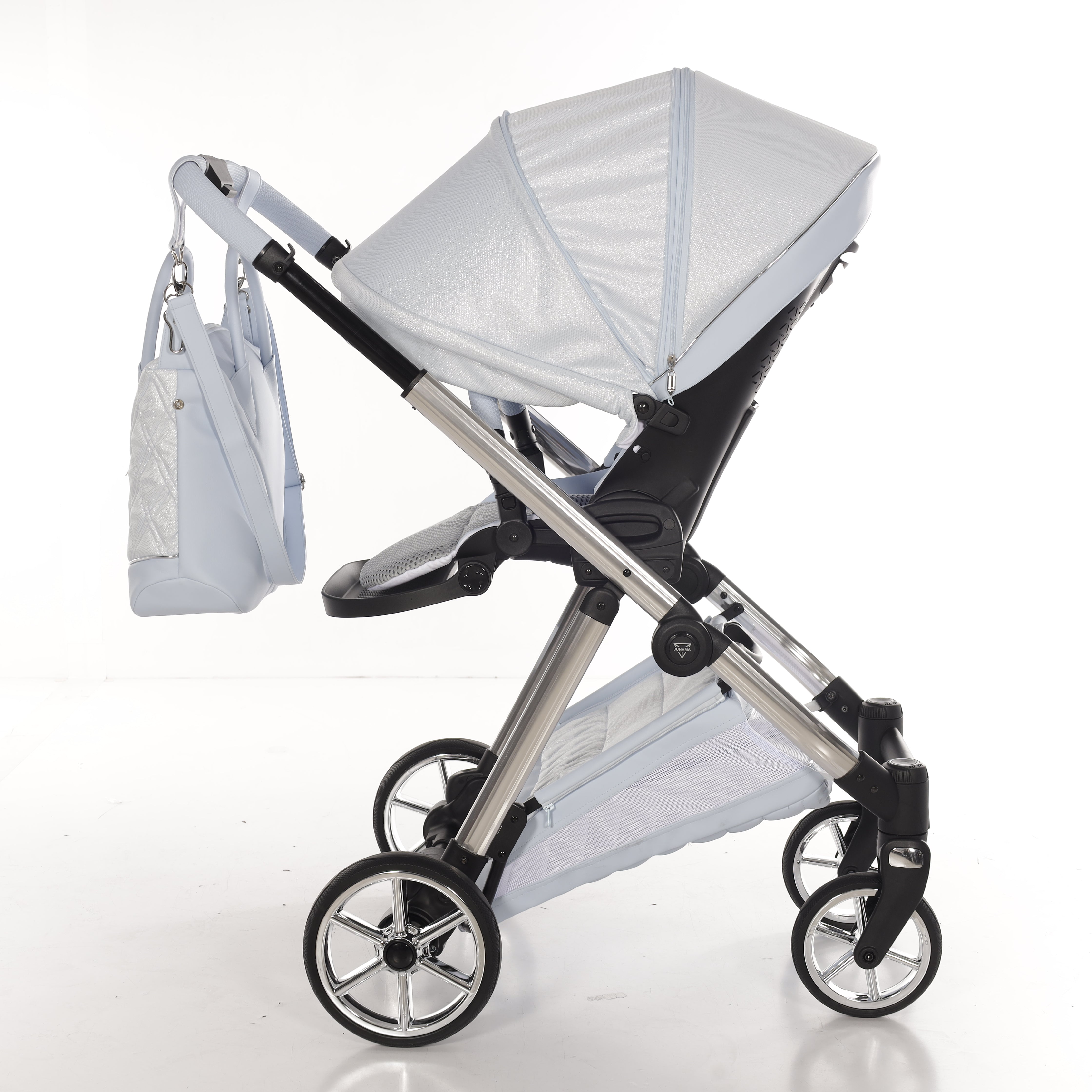 Junama - ELLEGANTE LAMÉ  - Light Blue