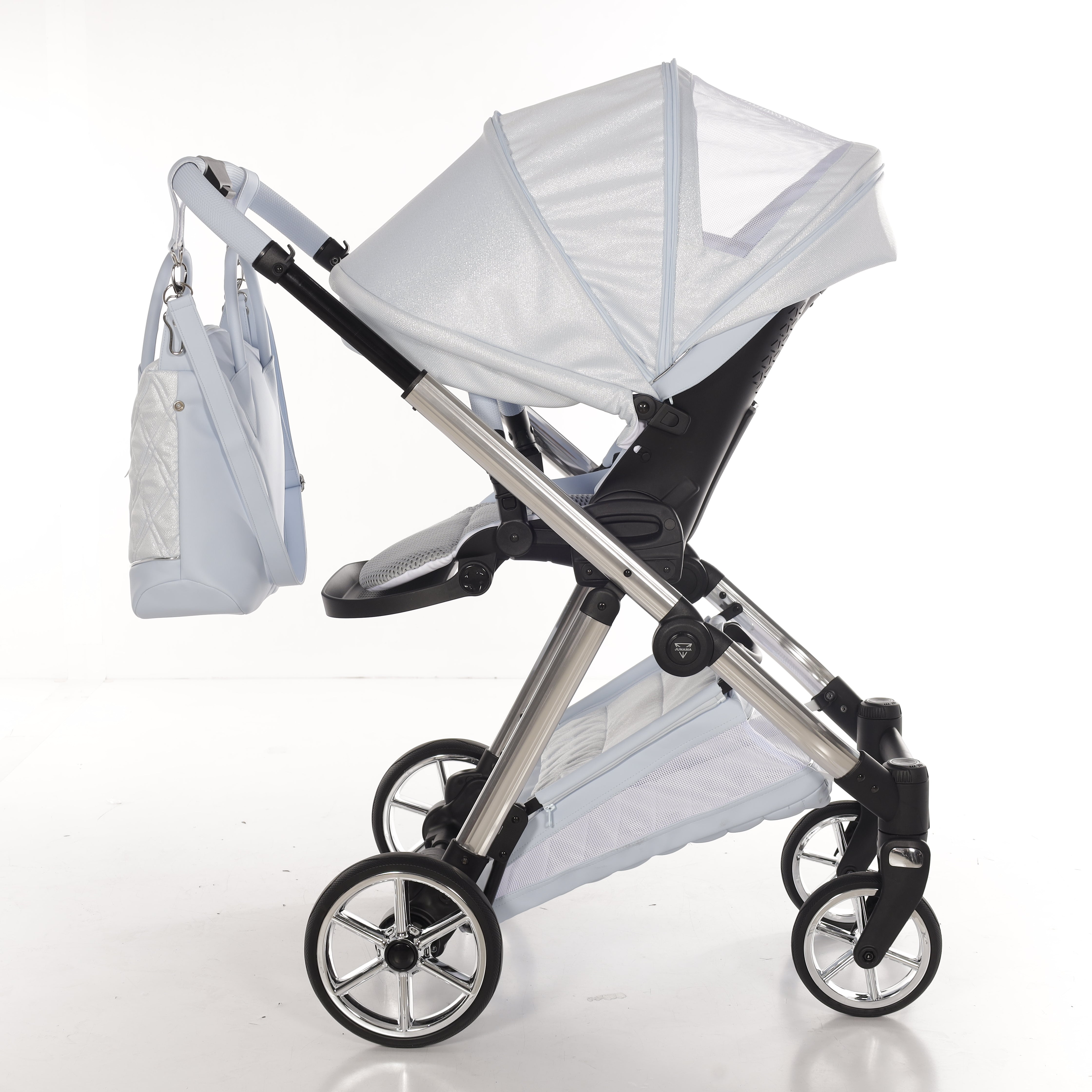 Junama - ELLEGANTE LAMÉ  - Light Blue