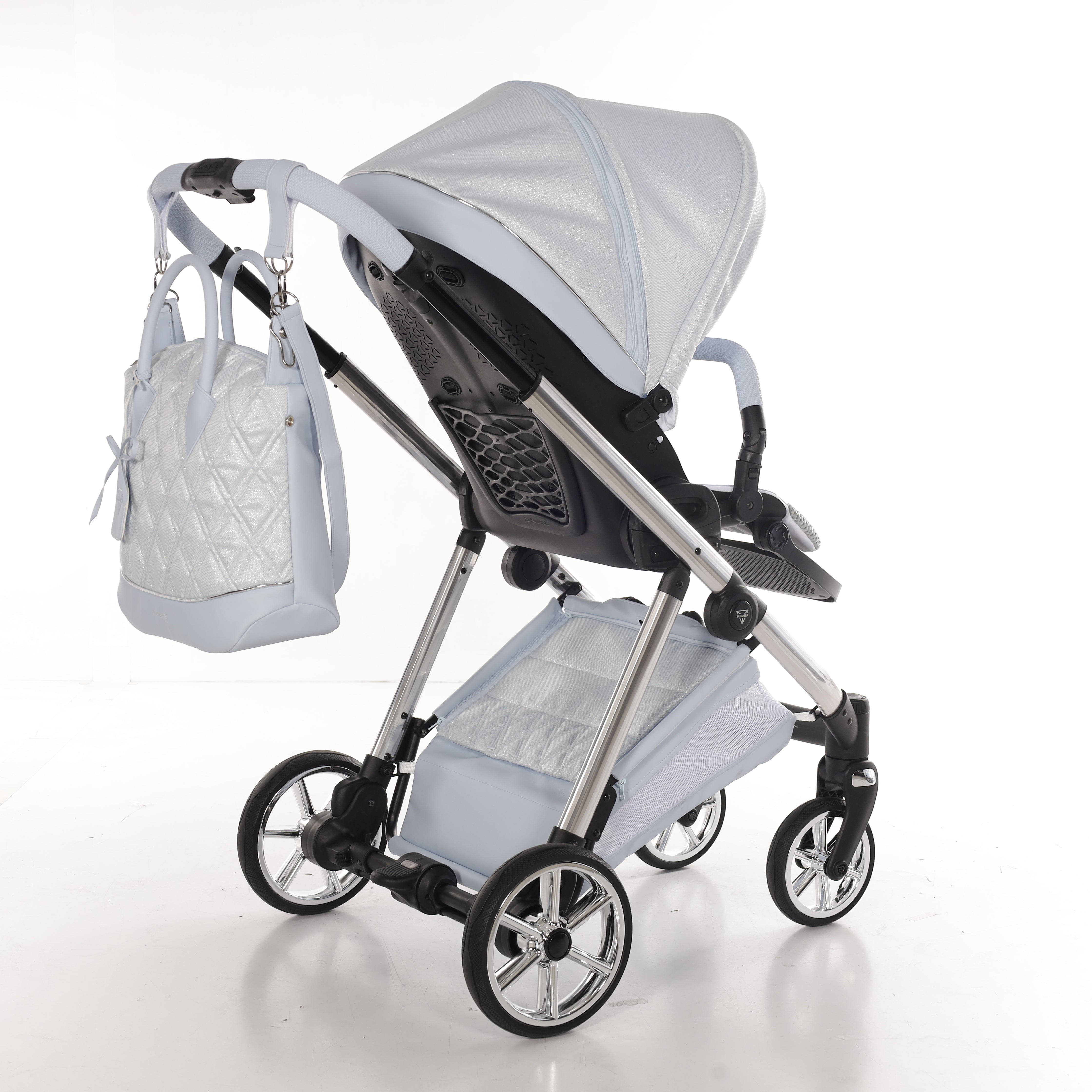 Junama - ELLEGANTE LAMÉ  - Light Blue