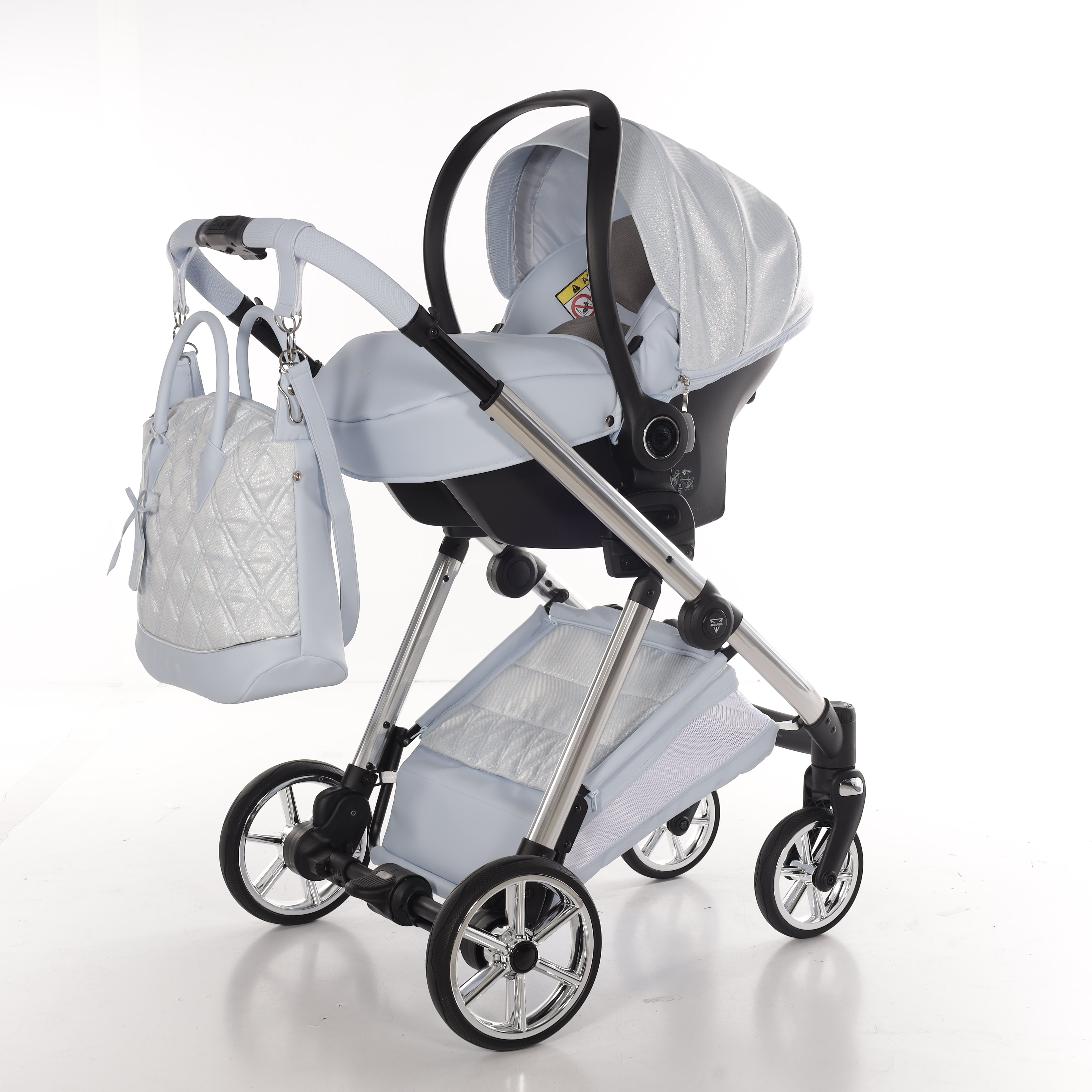 Junama - ELLEGANTE LAMÉ  - Light Blue