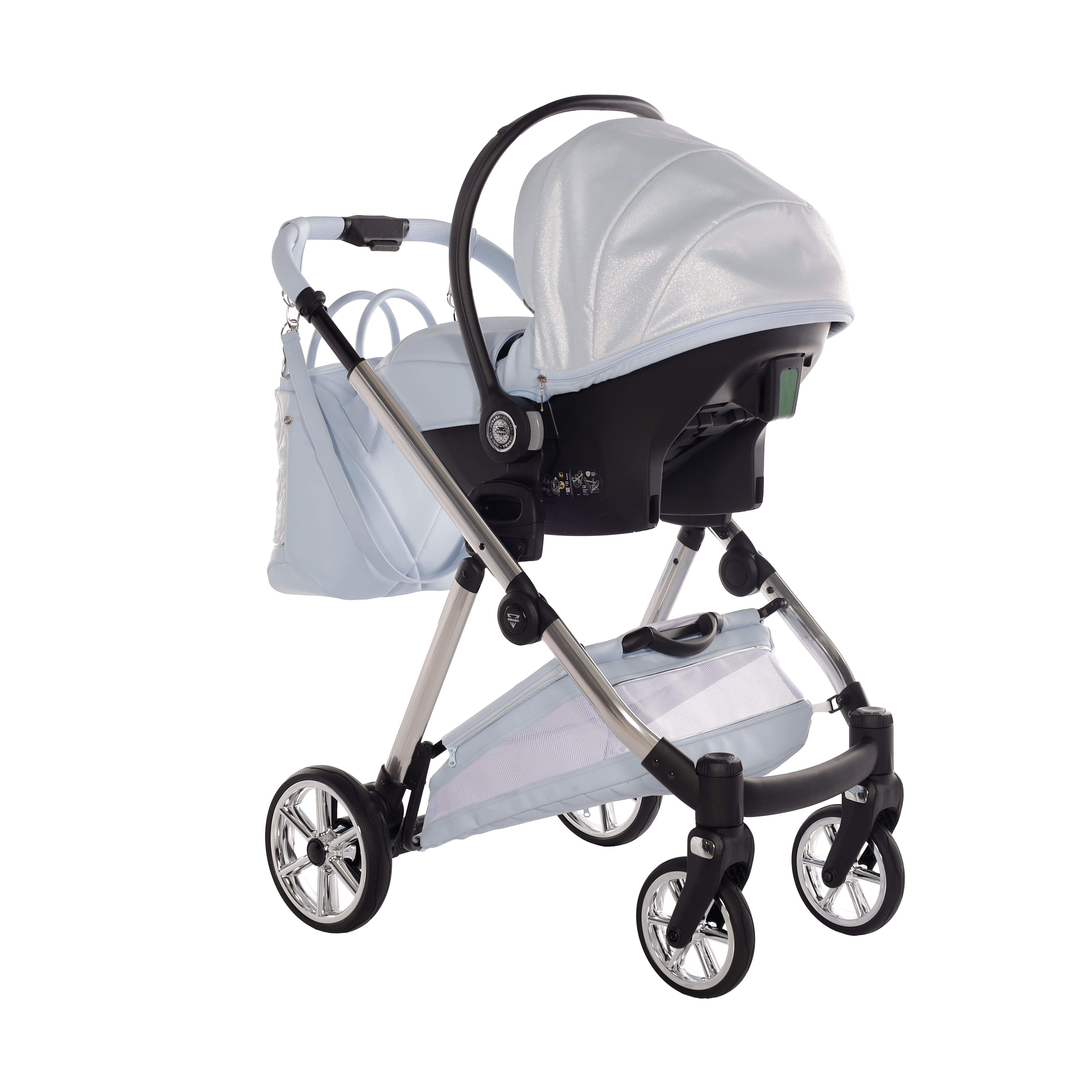 Junama - ELLEGANTE LAMÉ  - Light Blue