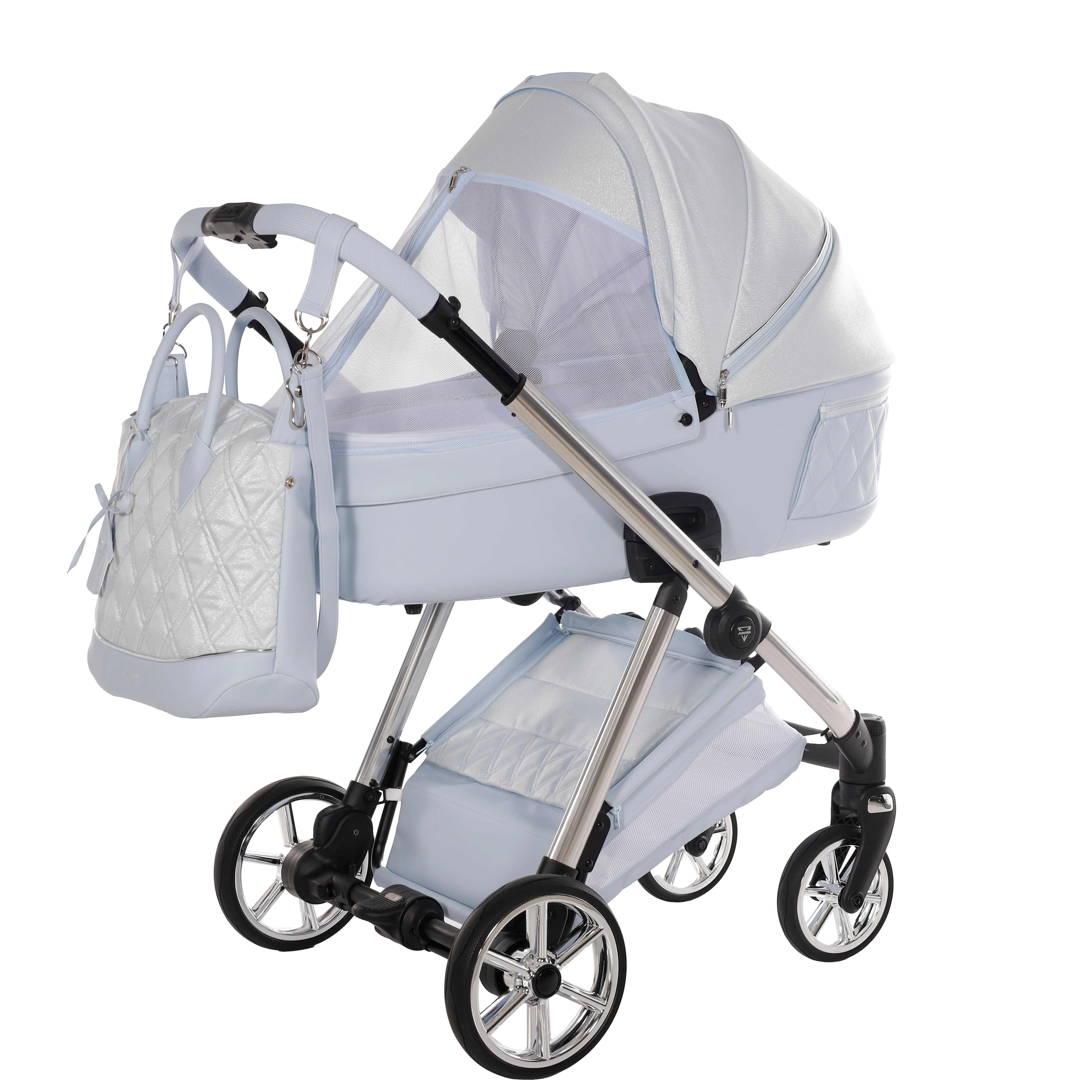 Junama - ELLEGANTE LAMÉ  - Light Blue